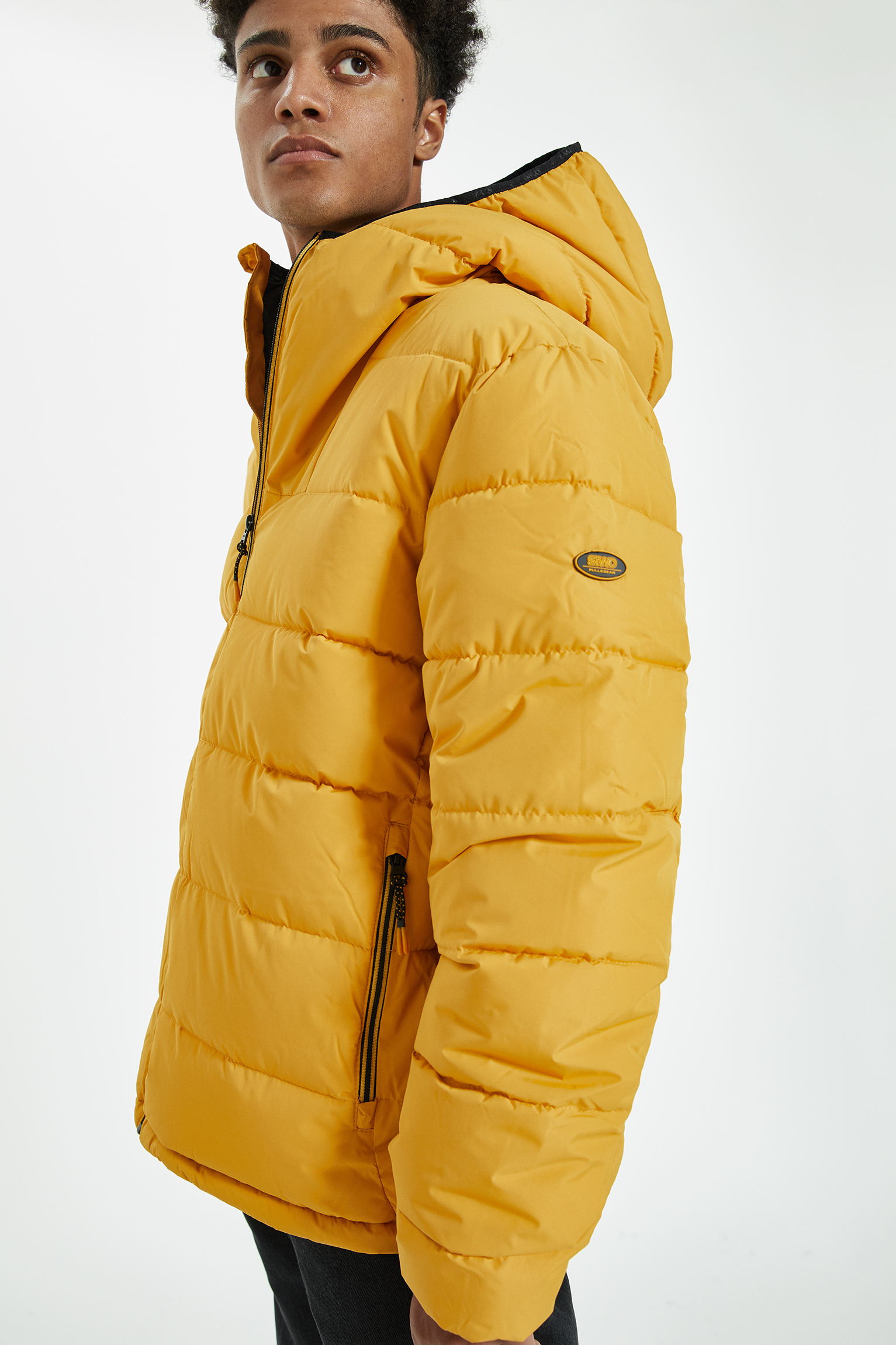 Pull And Bear Yellow Jacket Online Sale 