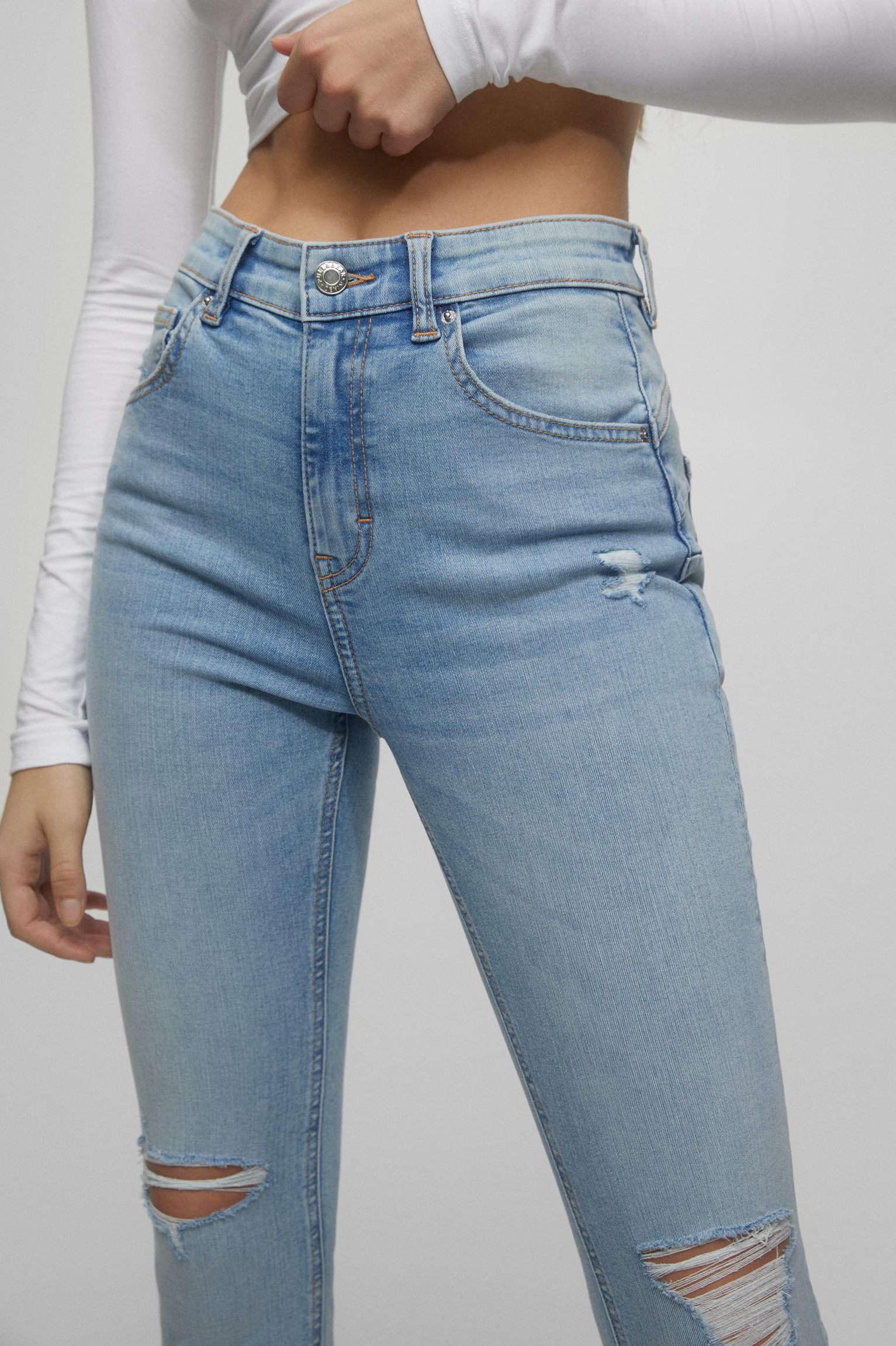 Jeans push up rotos - PULL\u0026BEAR