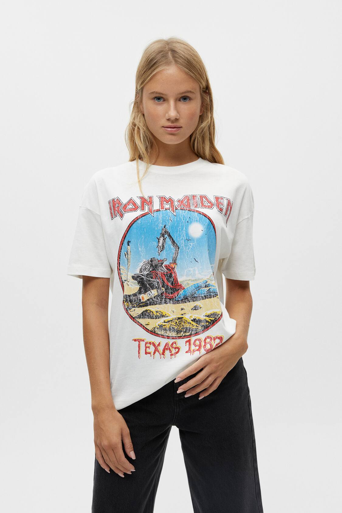 Camiseta Maiden Texas 1982 -
