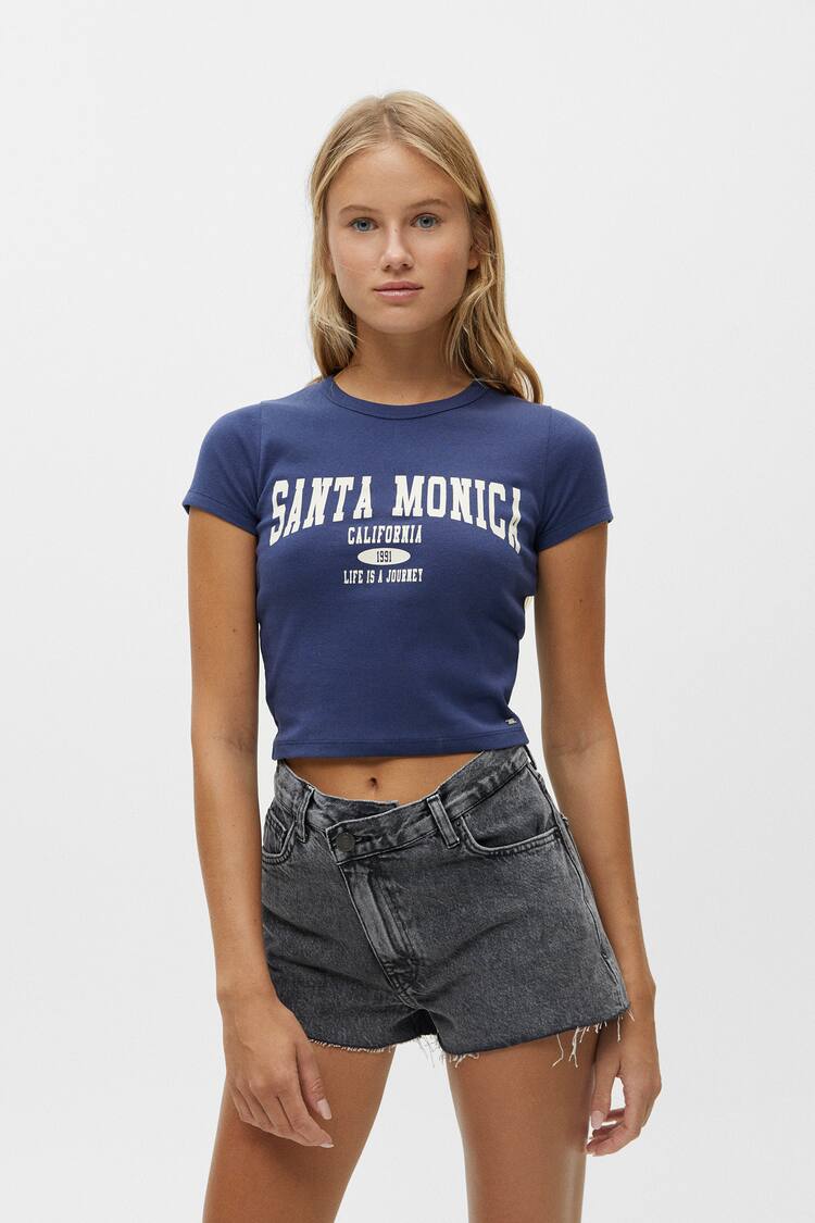 T-shirt universitaire Santa Monica