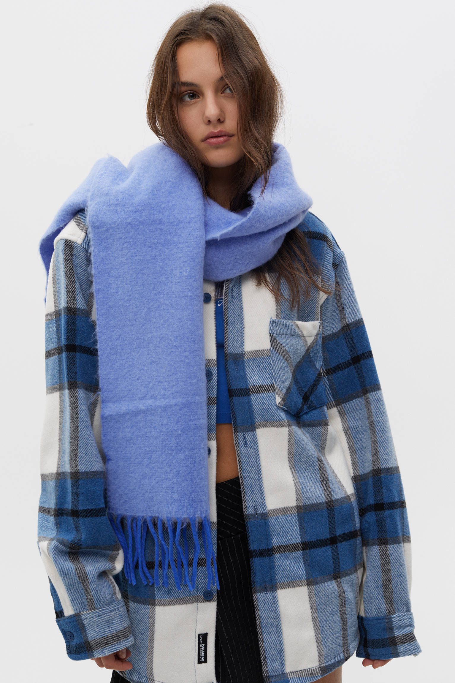 Blue scarf