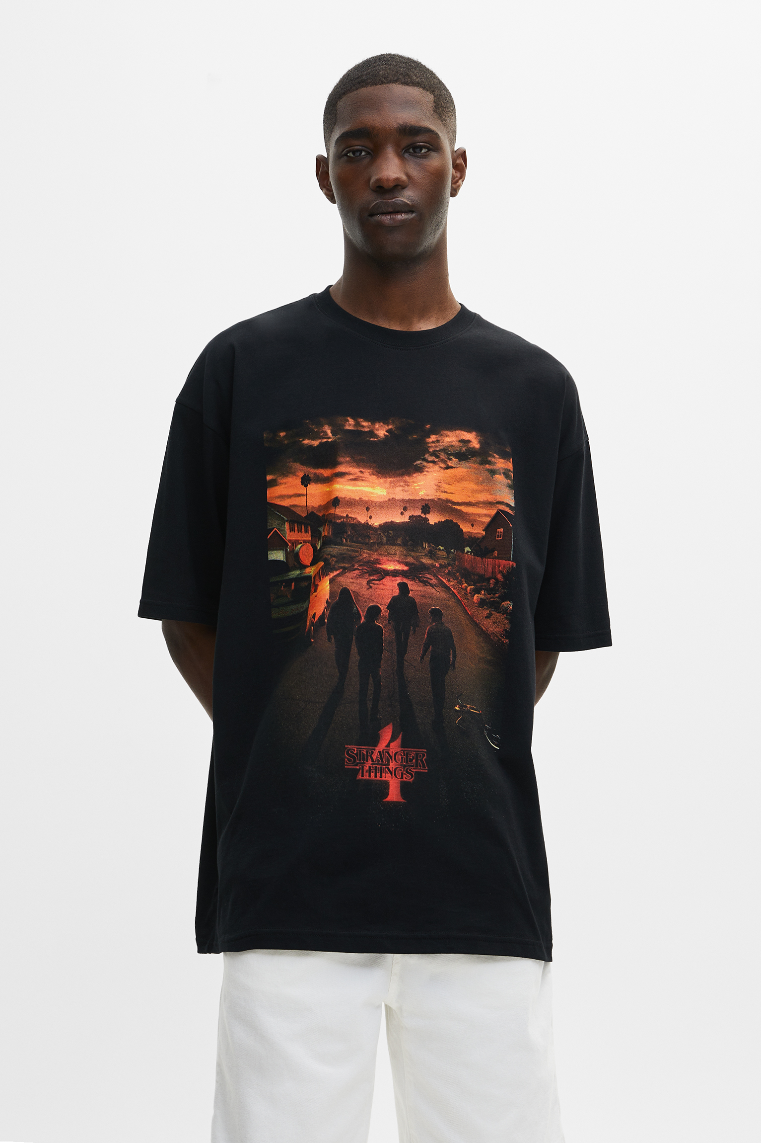 Camiseta ilustración Stranger Things - PULL\u0026BEAR