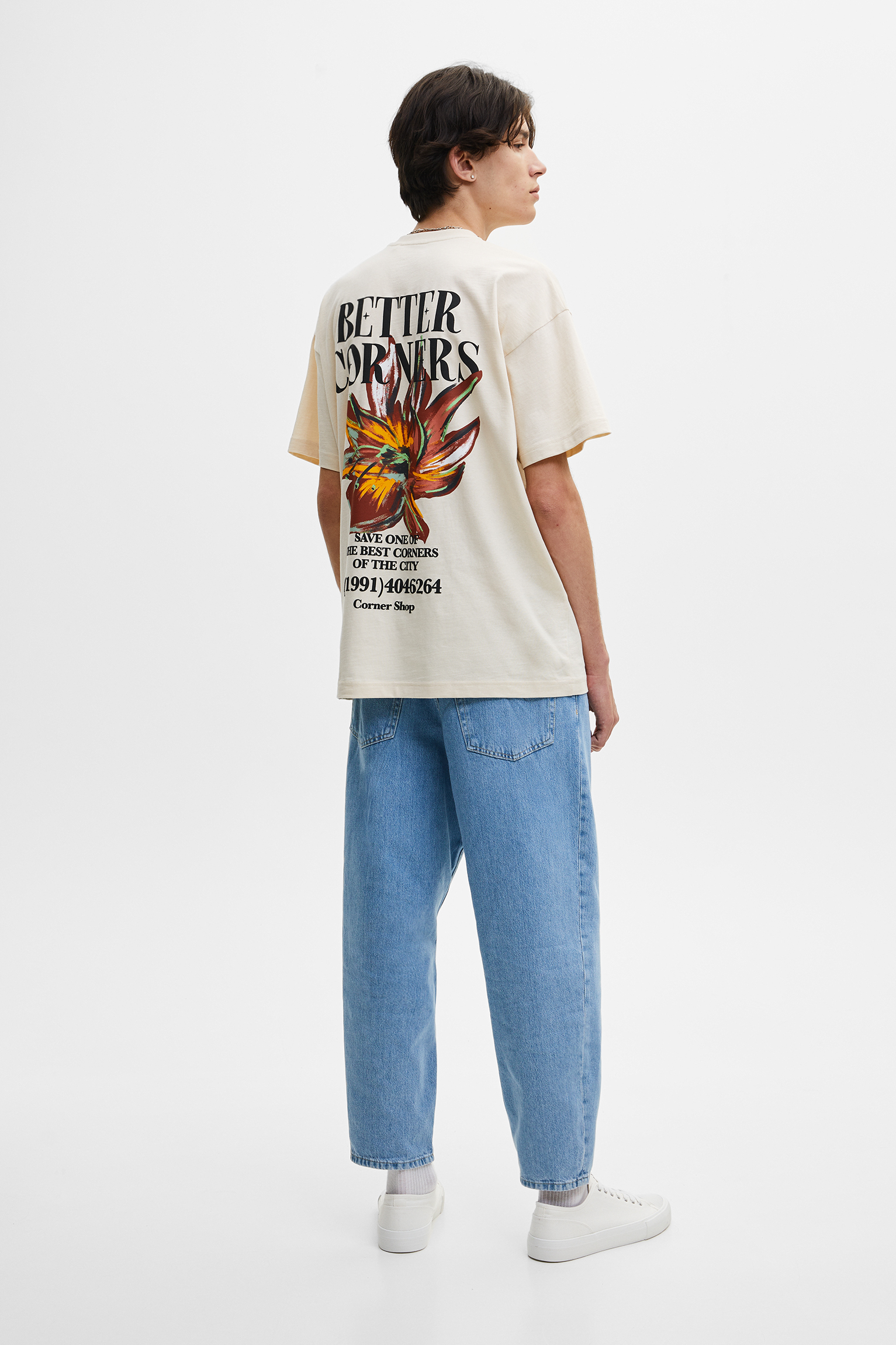 Camiseta manga corta gráficos - PULL\u0026BEAR