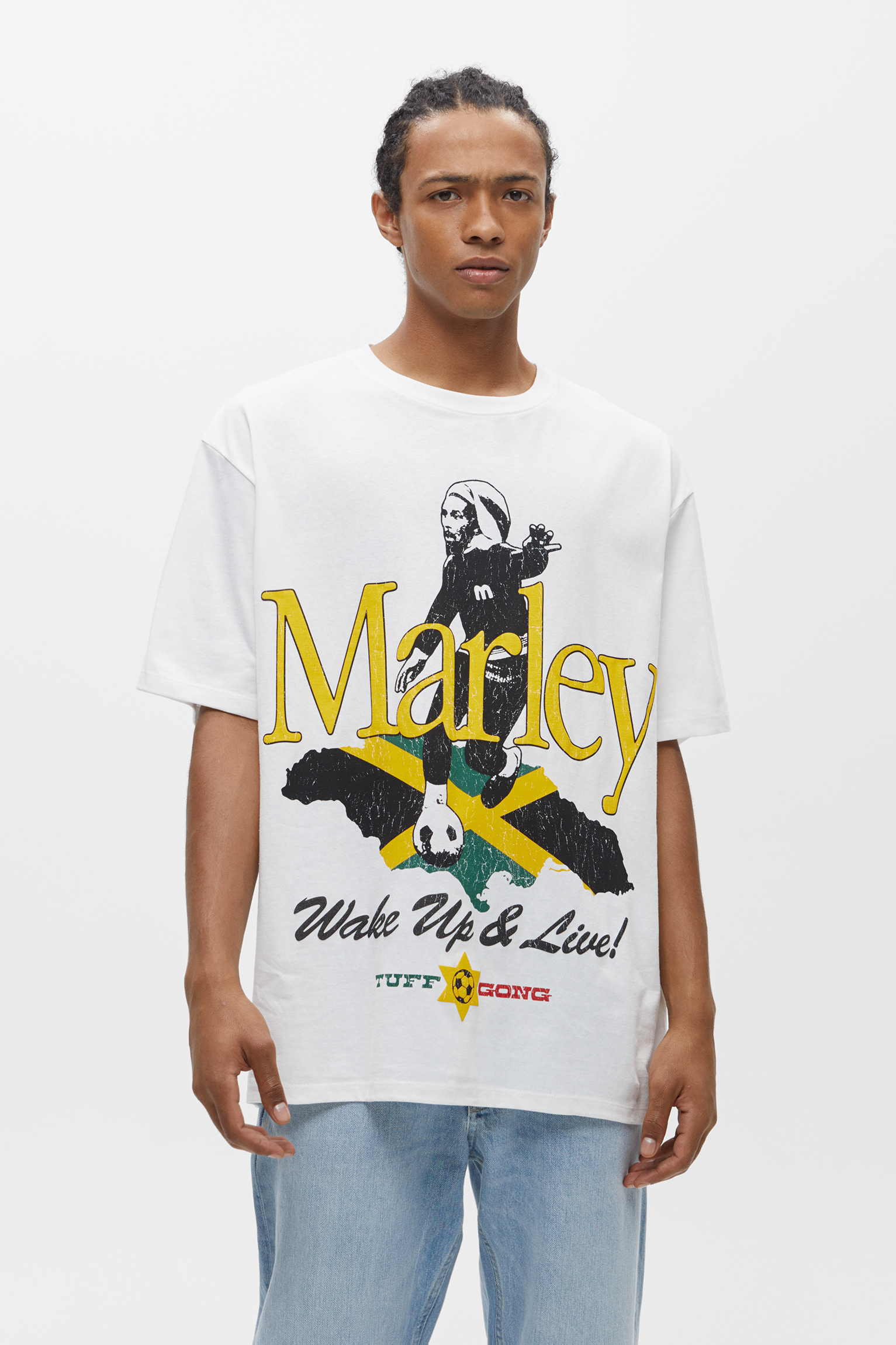pull and bear bob marley shirt