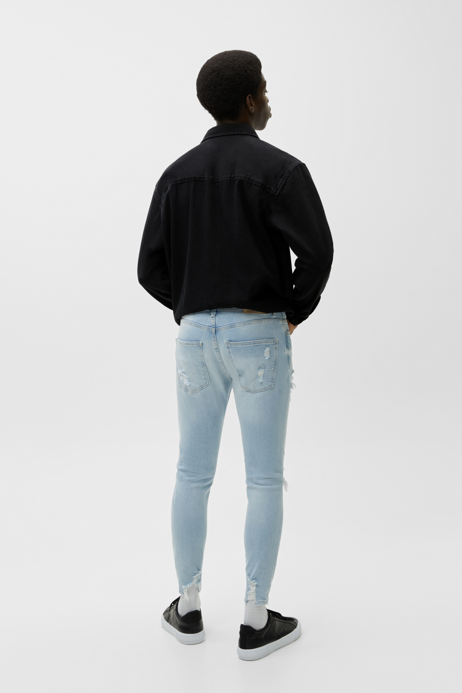 Jeans carrot fit rotos - PULL\u0026BEAR