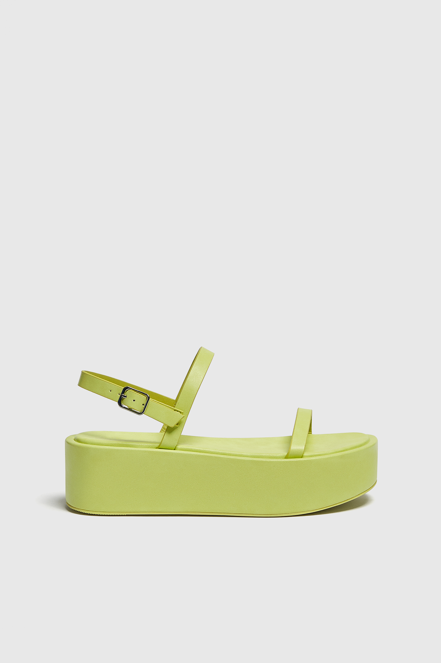Sandalia plataforma tiras - PULL\u0026BEAR