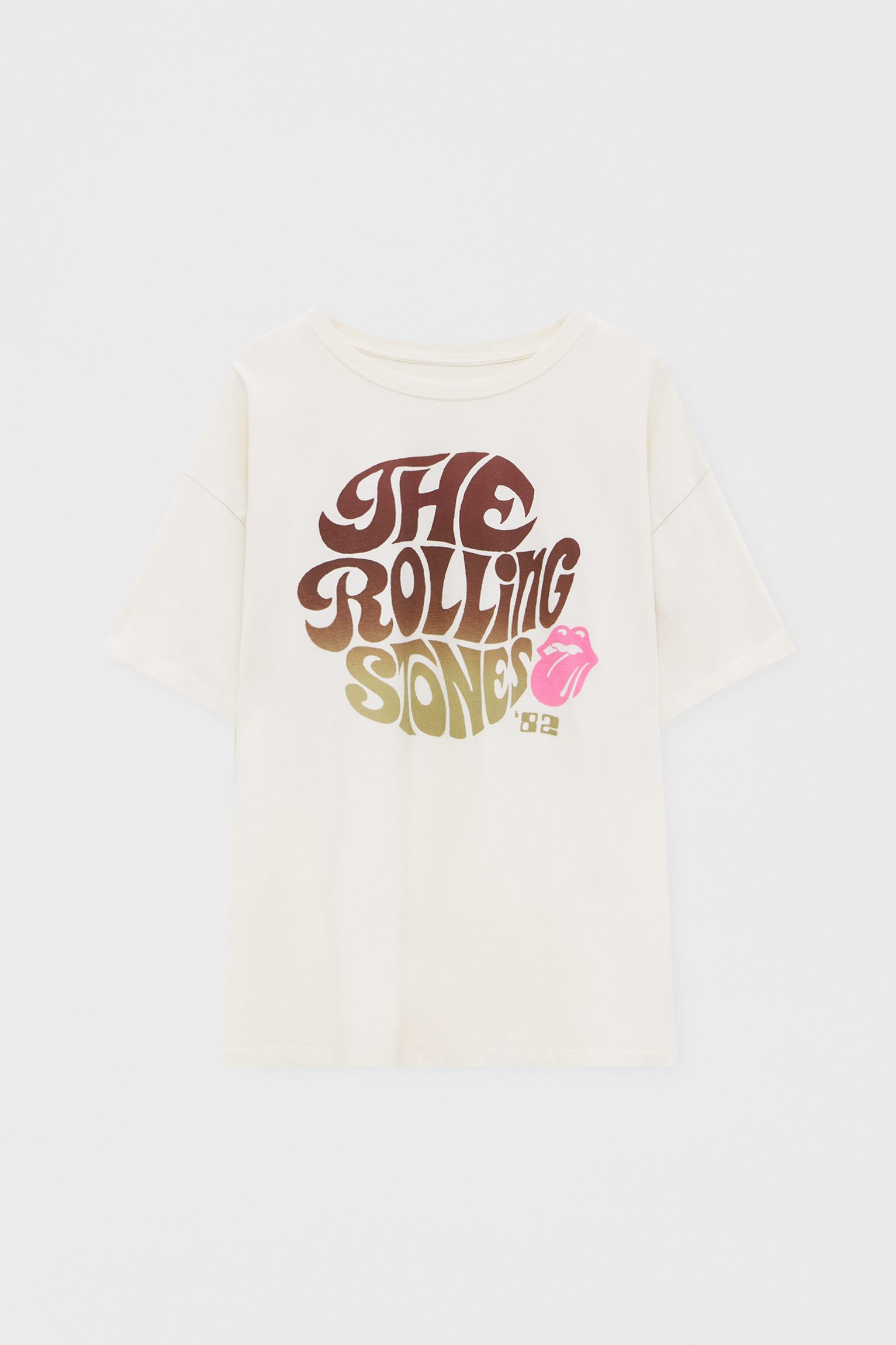 Camiseta groovy The Rolling Stones - PULL\u0026BEAR