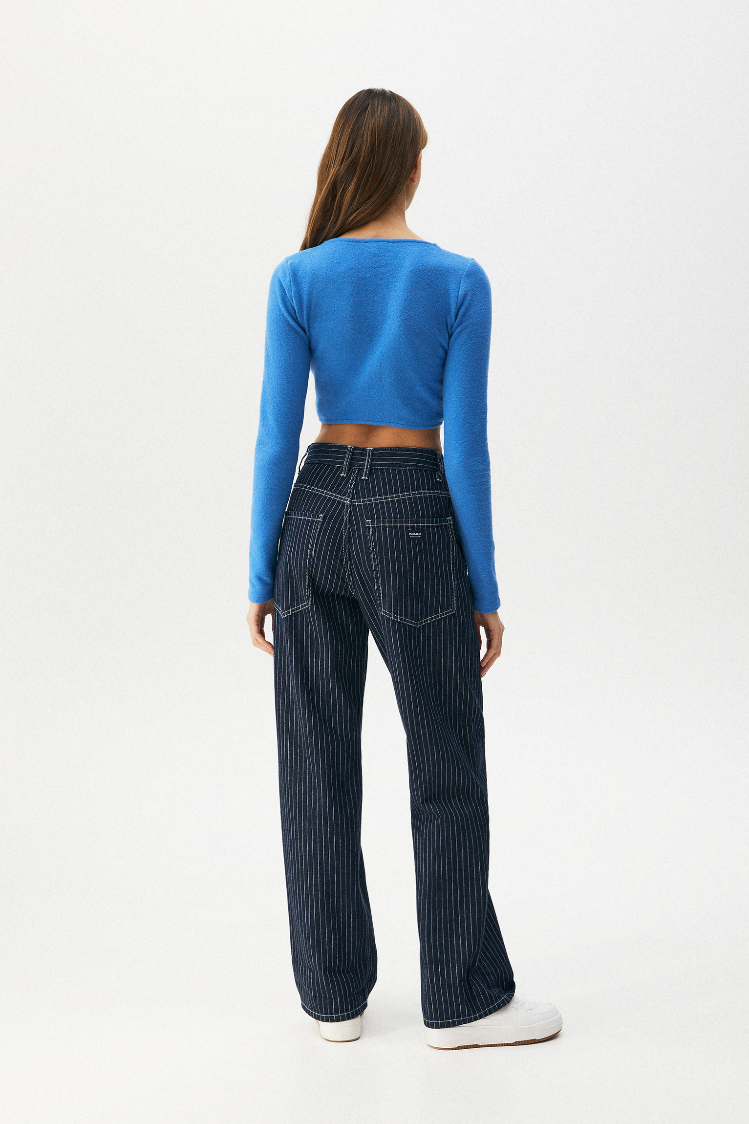 Top manga larga fruncido cut out - PULL\u0026BEAR