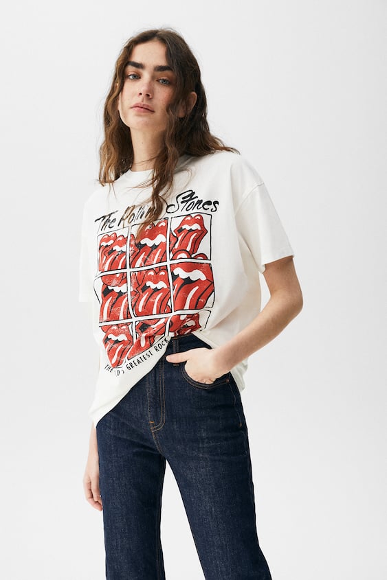 T-shirt mosaico The Rolling Stones, GELO
