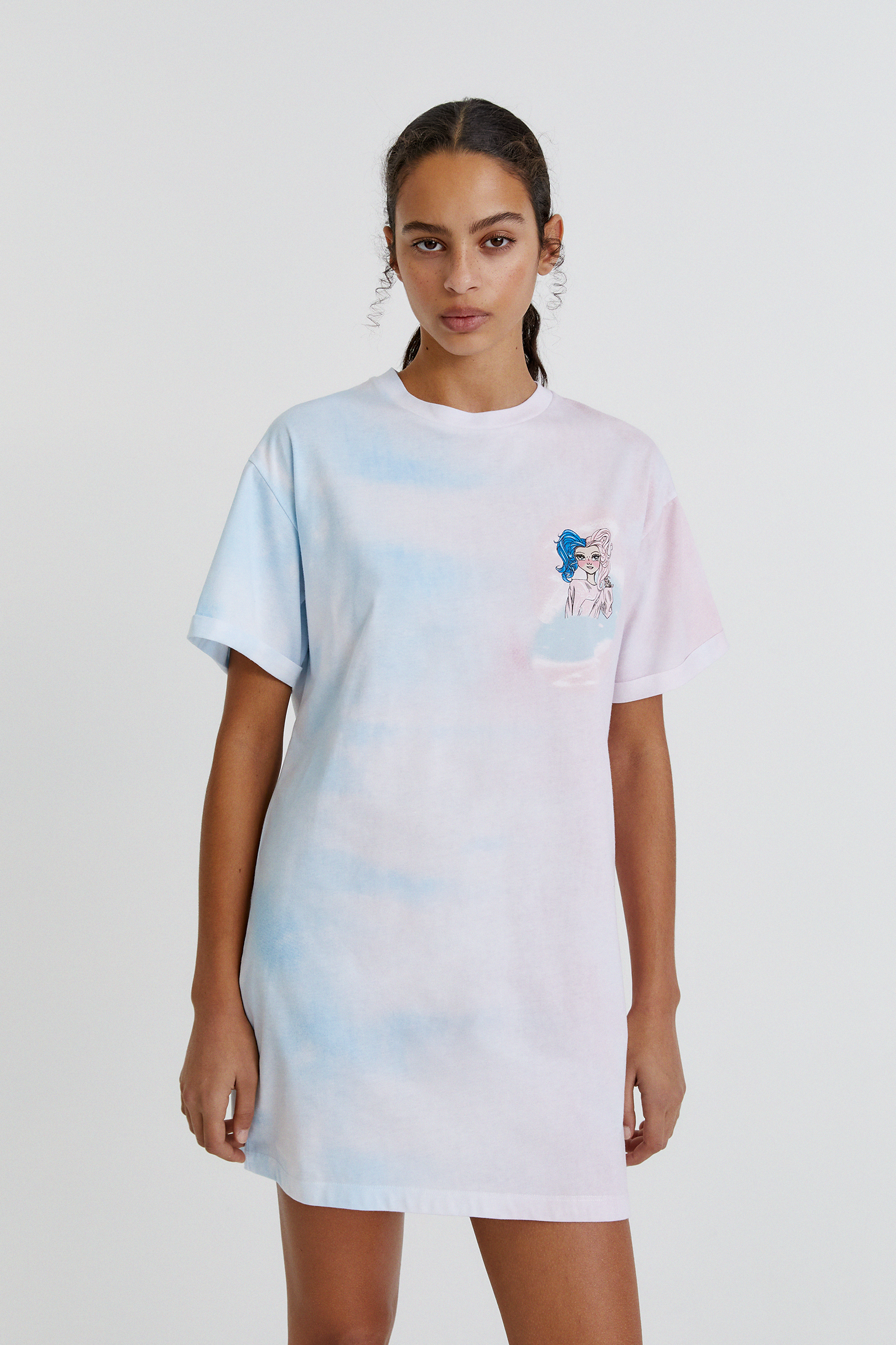 pull and bear t shirt dress