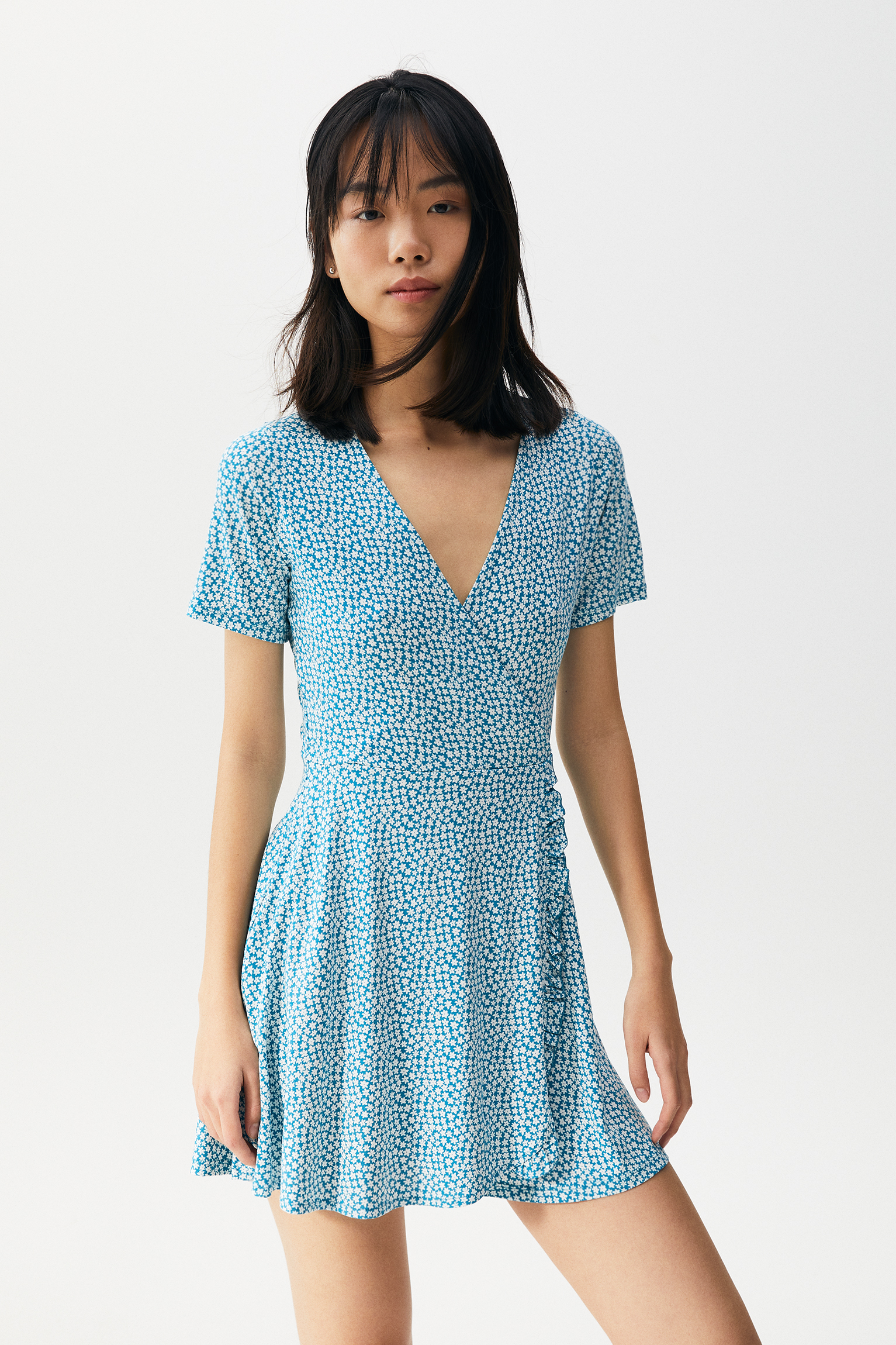 Vestido corto bailarina - PULL\u0026BEAR