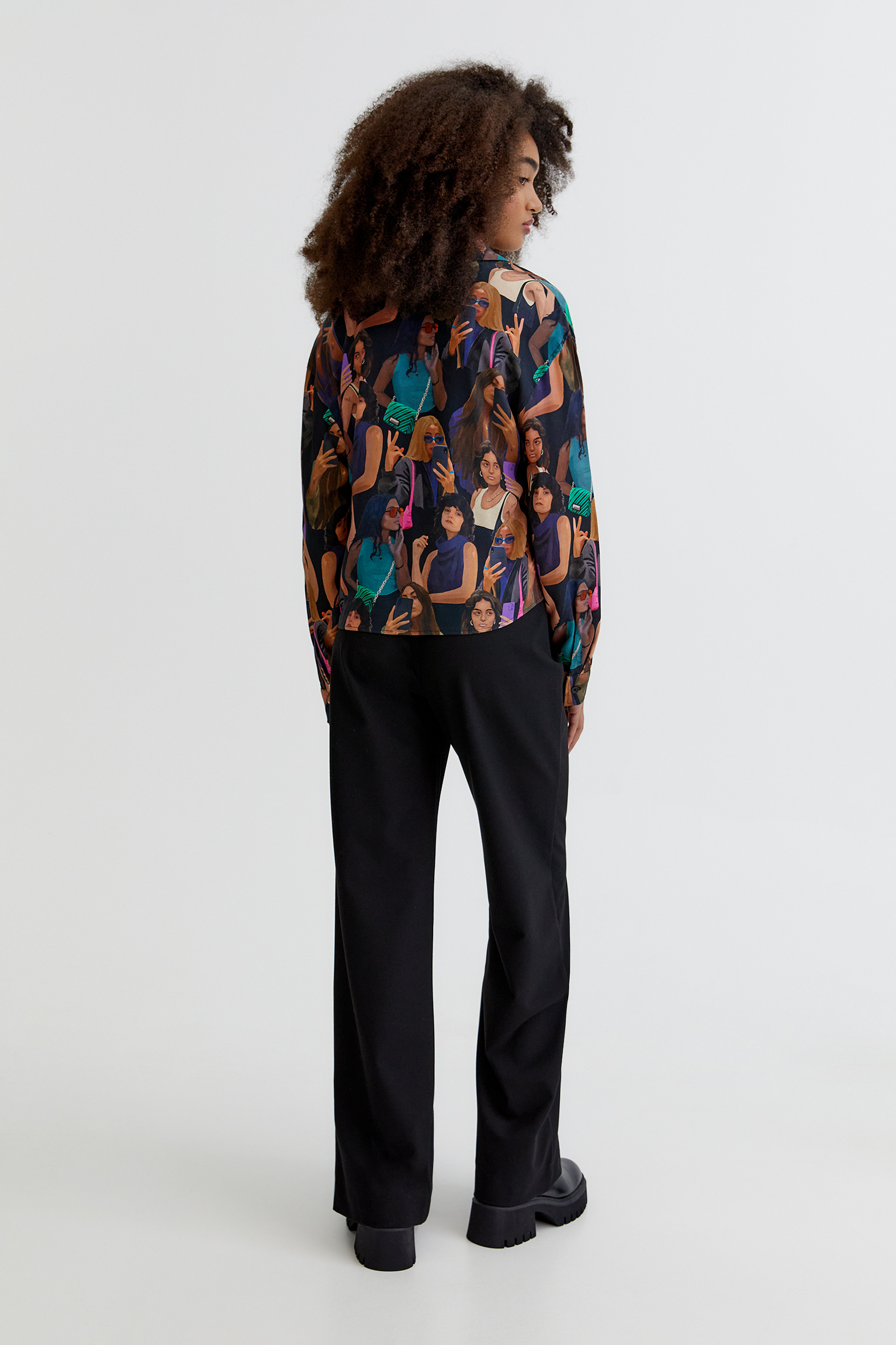 Camisa estampado chicas - PULL\u0026BEAR