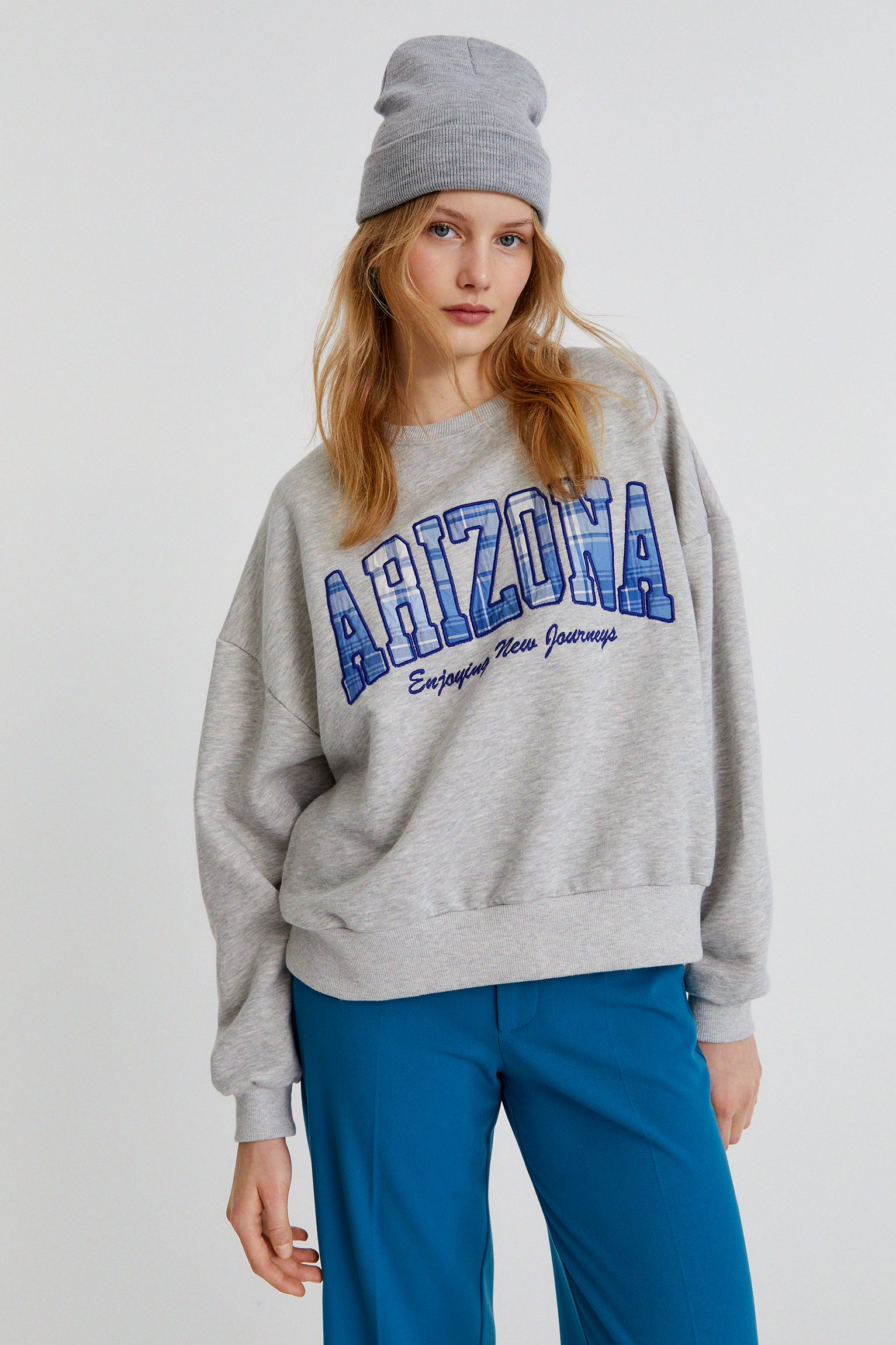 Sudadera college parche Arizona - PULL\u0026BEAR