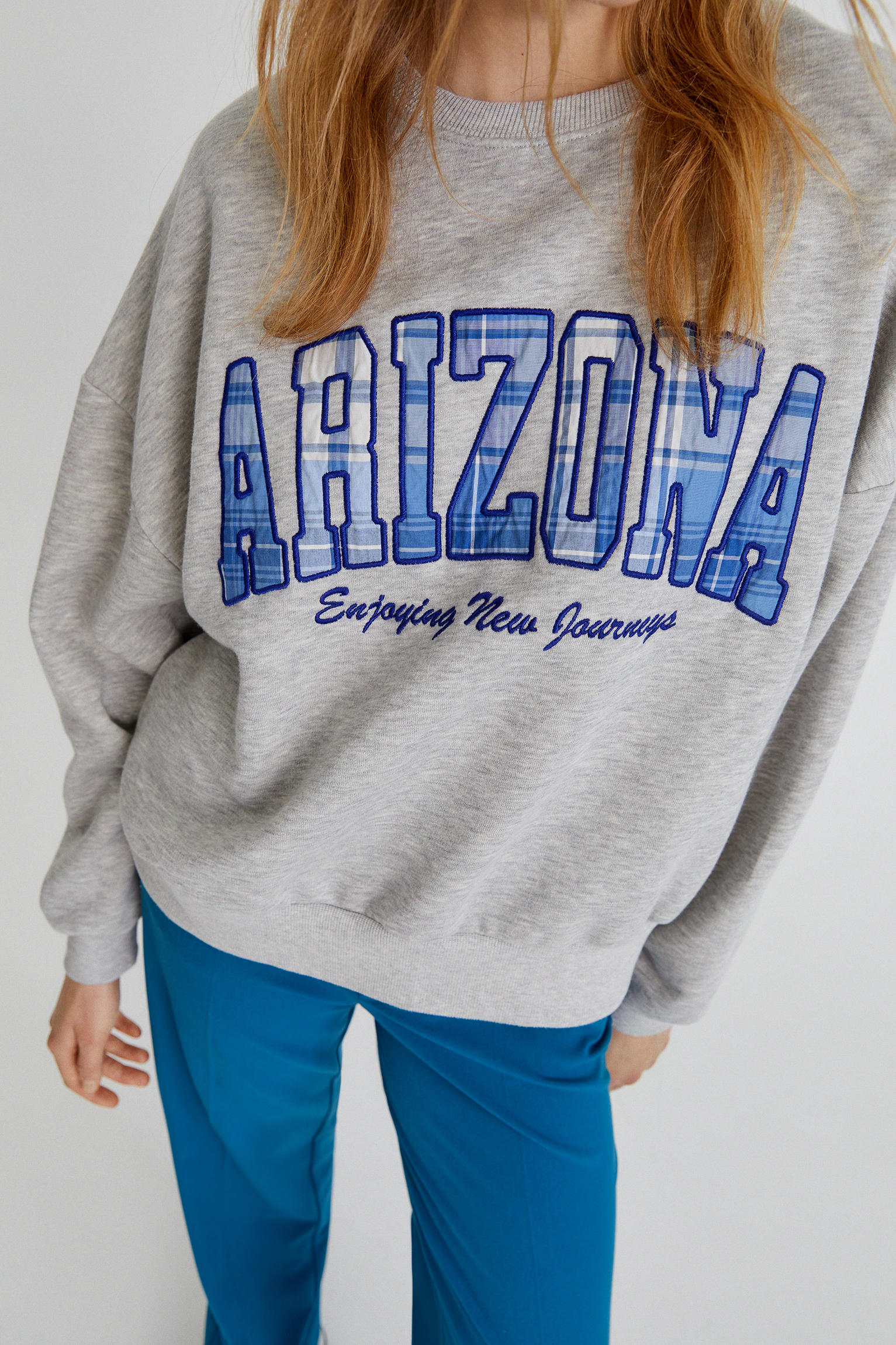 Sudadera college parche Arizona - PULL\u0026BEAR