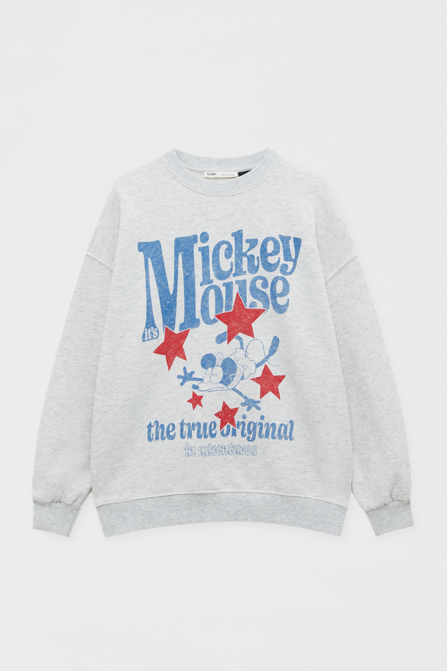 Sudadera gris Mickey Mouse - PULL\u0026BEAR