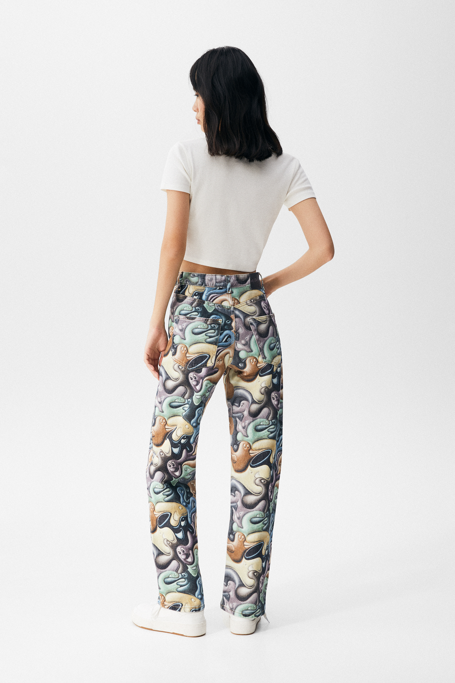 Kenny Scharf loose fit jeans - pull\u0026bear