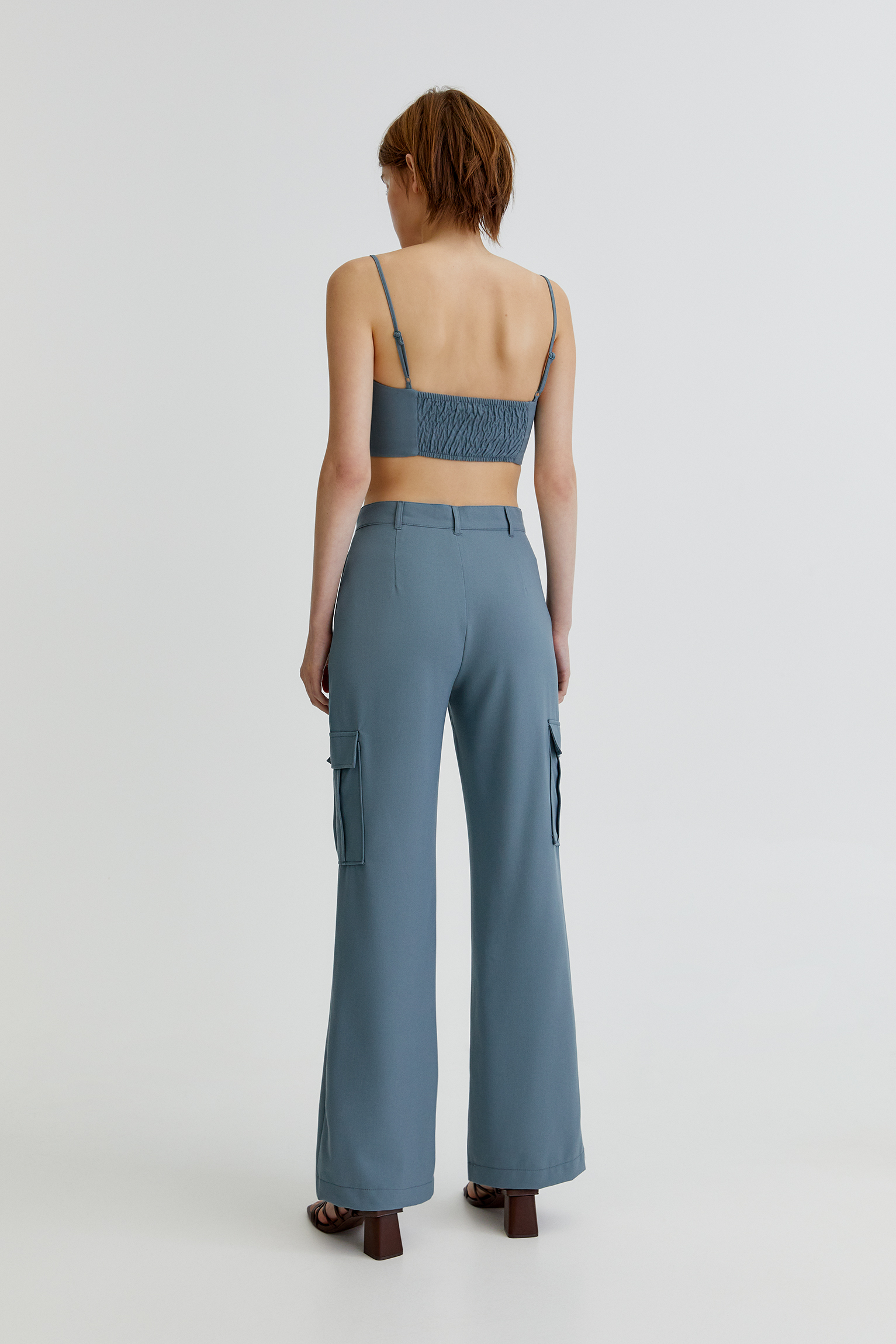 Pantalón cargo de vestir - PULL\u0026BEAR