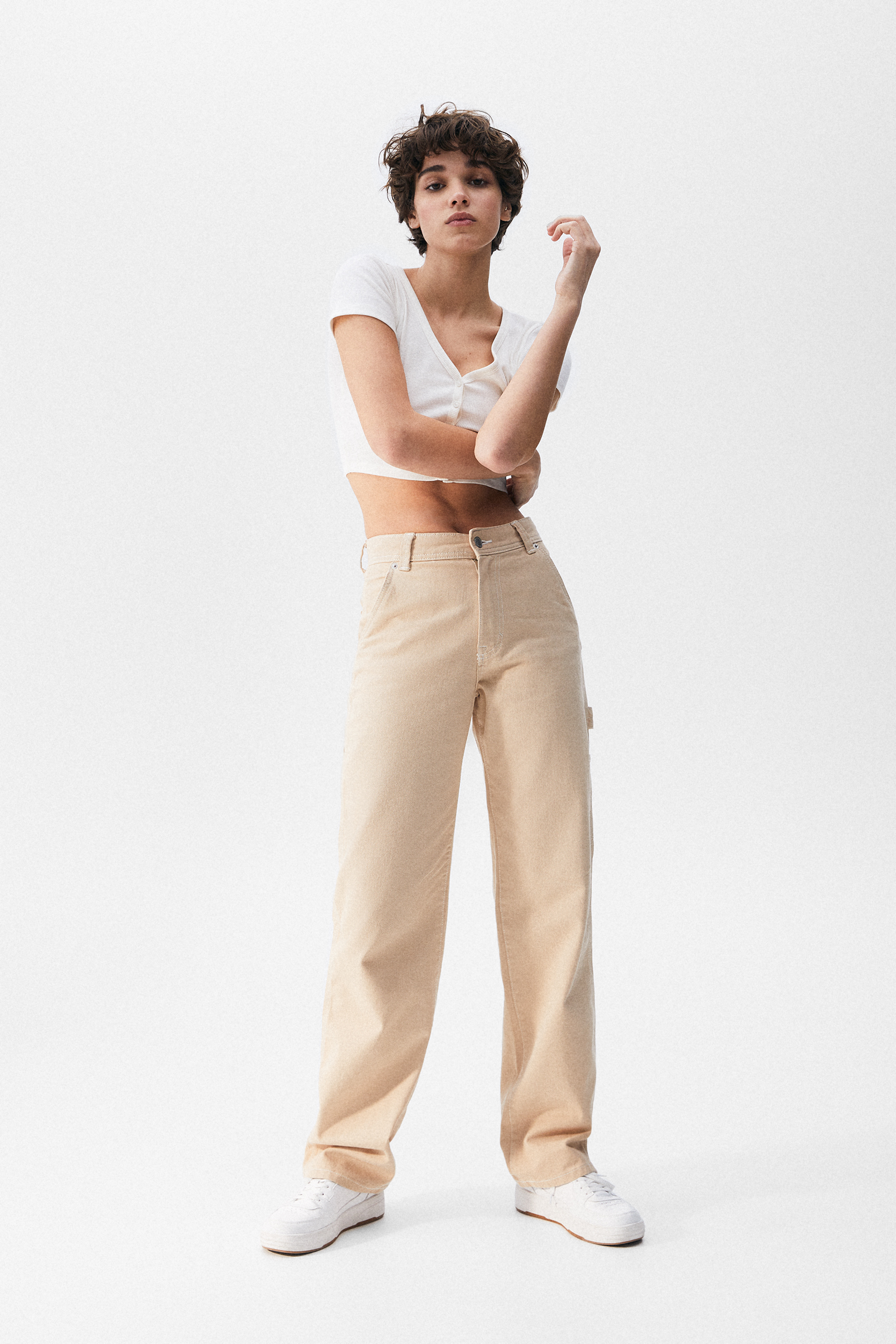 Jeans carpenter rectos - PULL\u0026BEAR