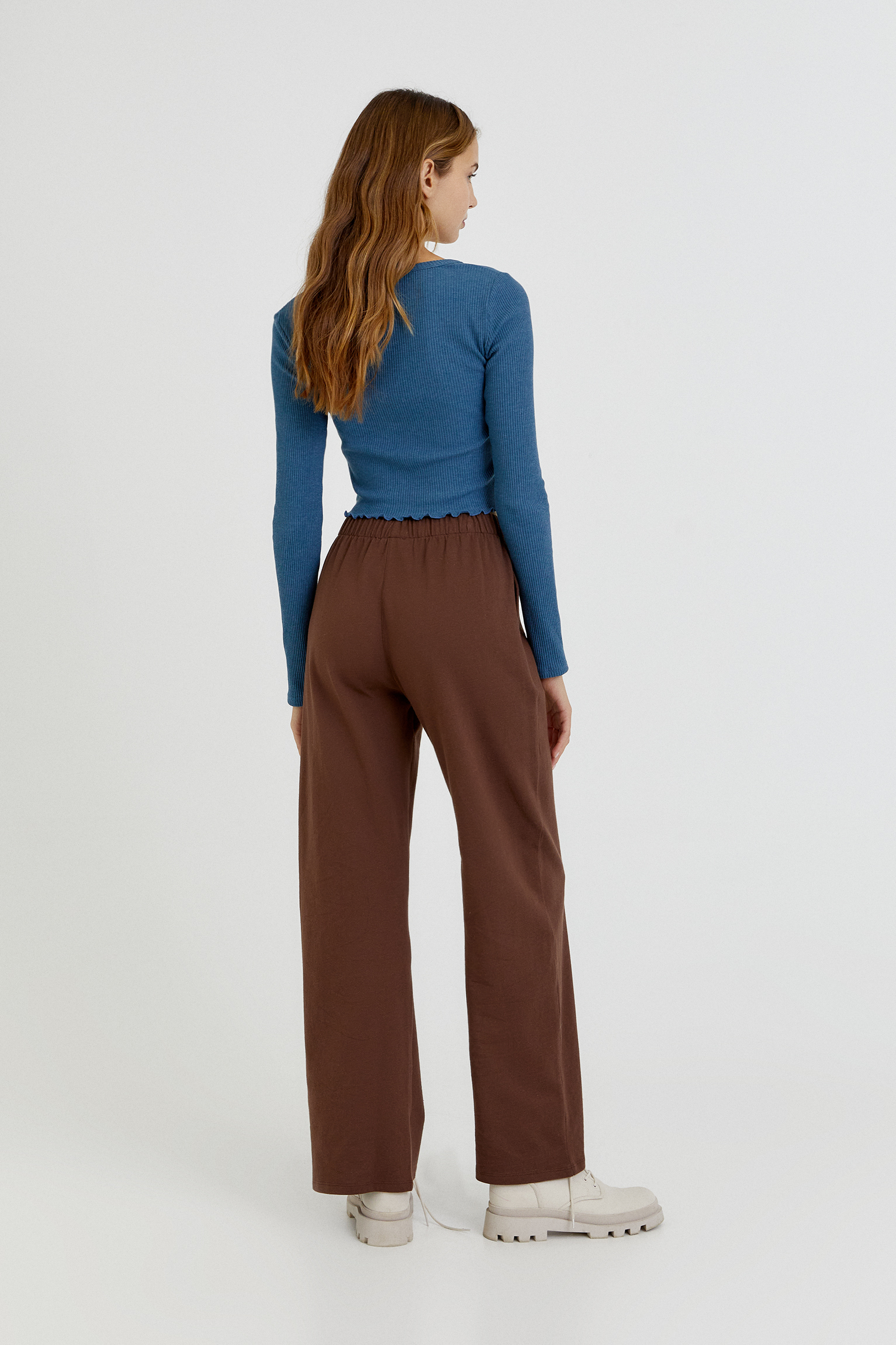 Pantalón jogger tiro bajo - PULL\u0026BEAR