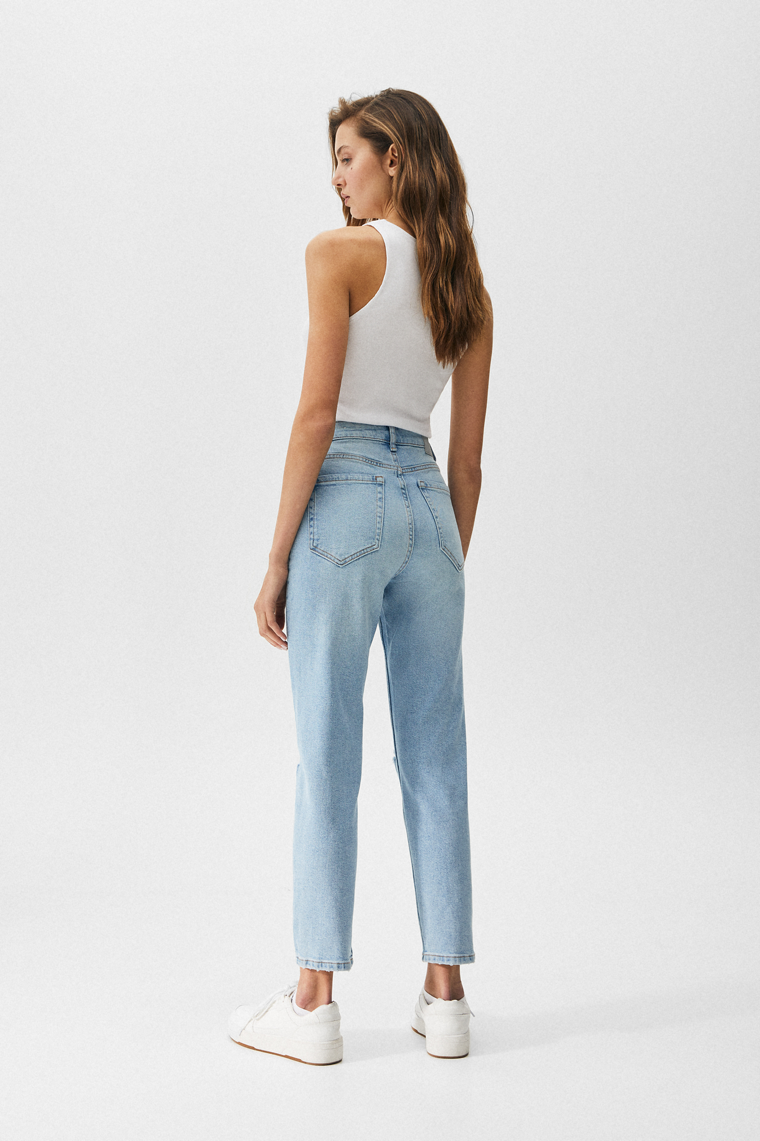 Jeans slim mom fit - PULL\u0026BEAR