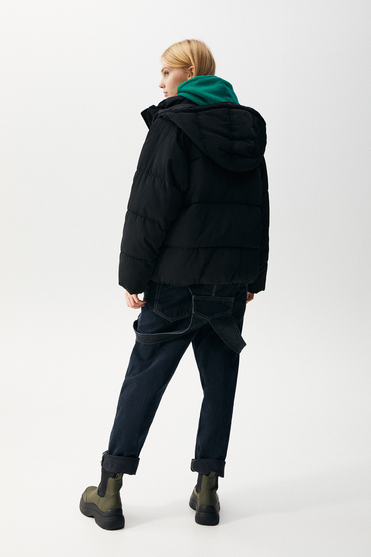 hooded jacket pull and bear