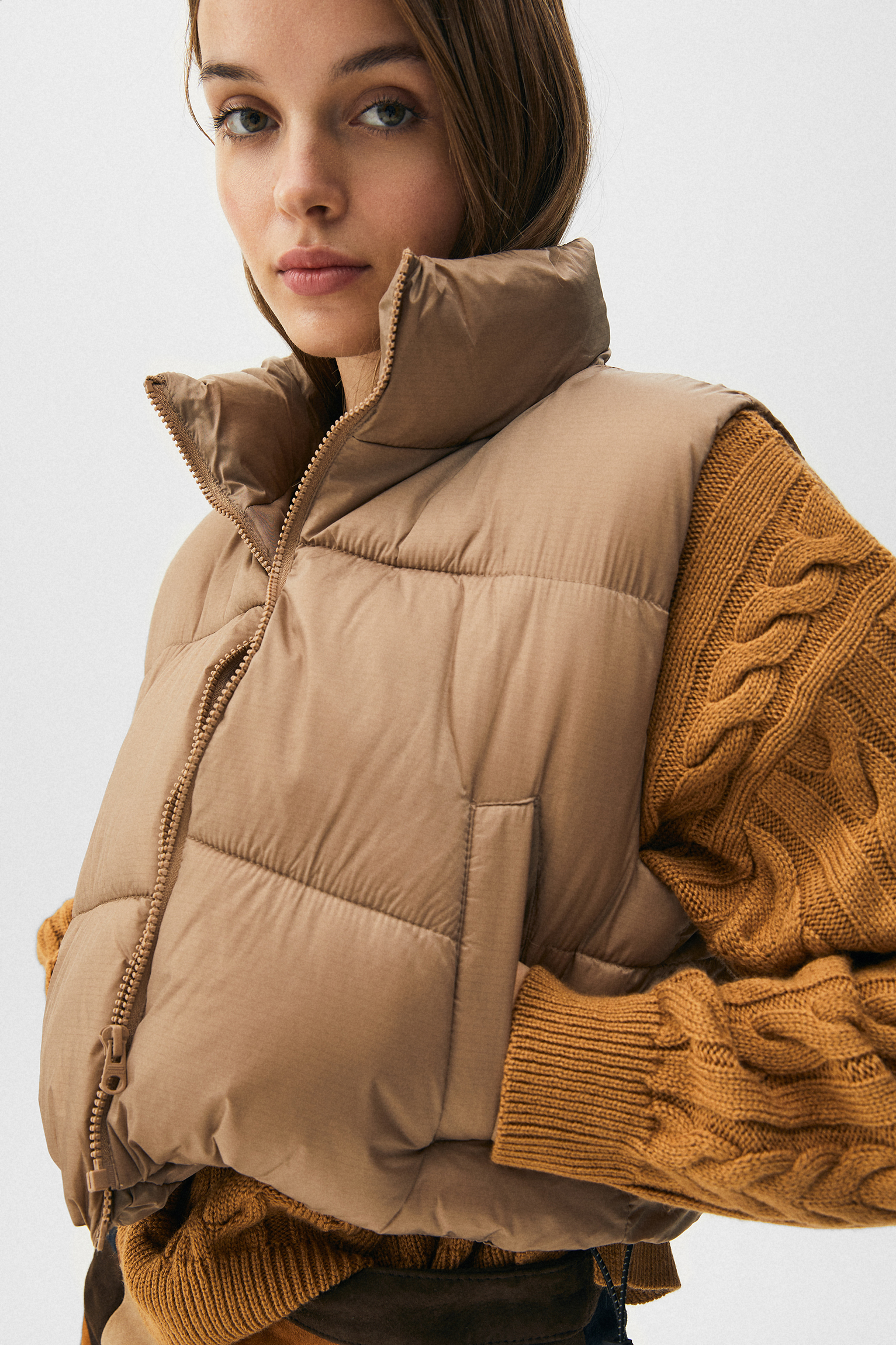 gilet puffer jacket