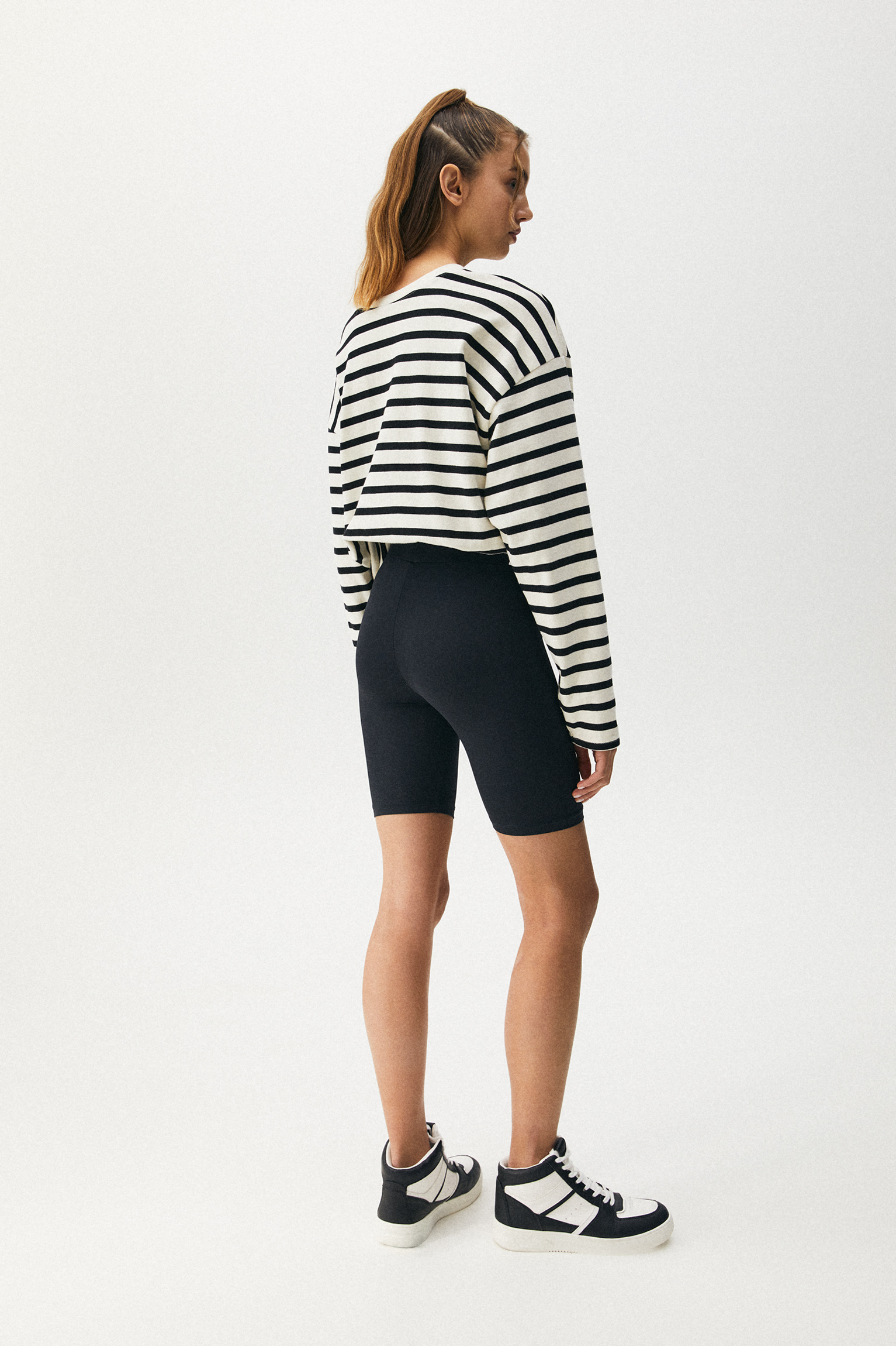 Pantalón ciclista negro seamless - PULL\u0026BEAR