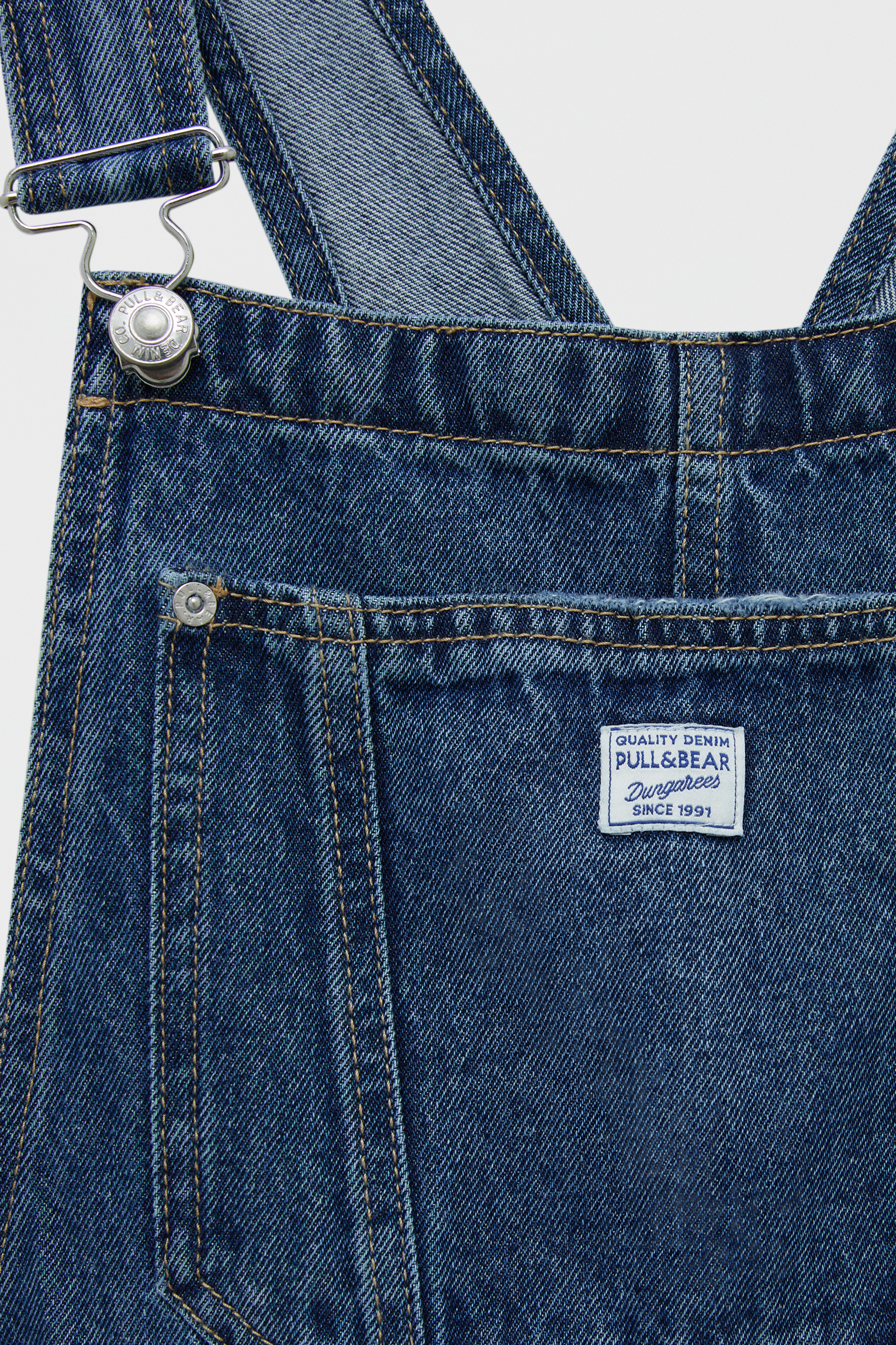 Peto vaquero largo básico - PULL\u0026BEAR