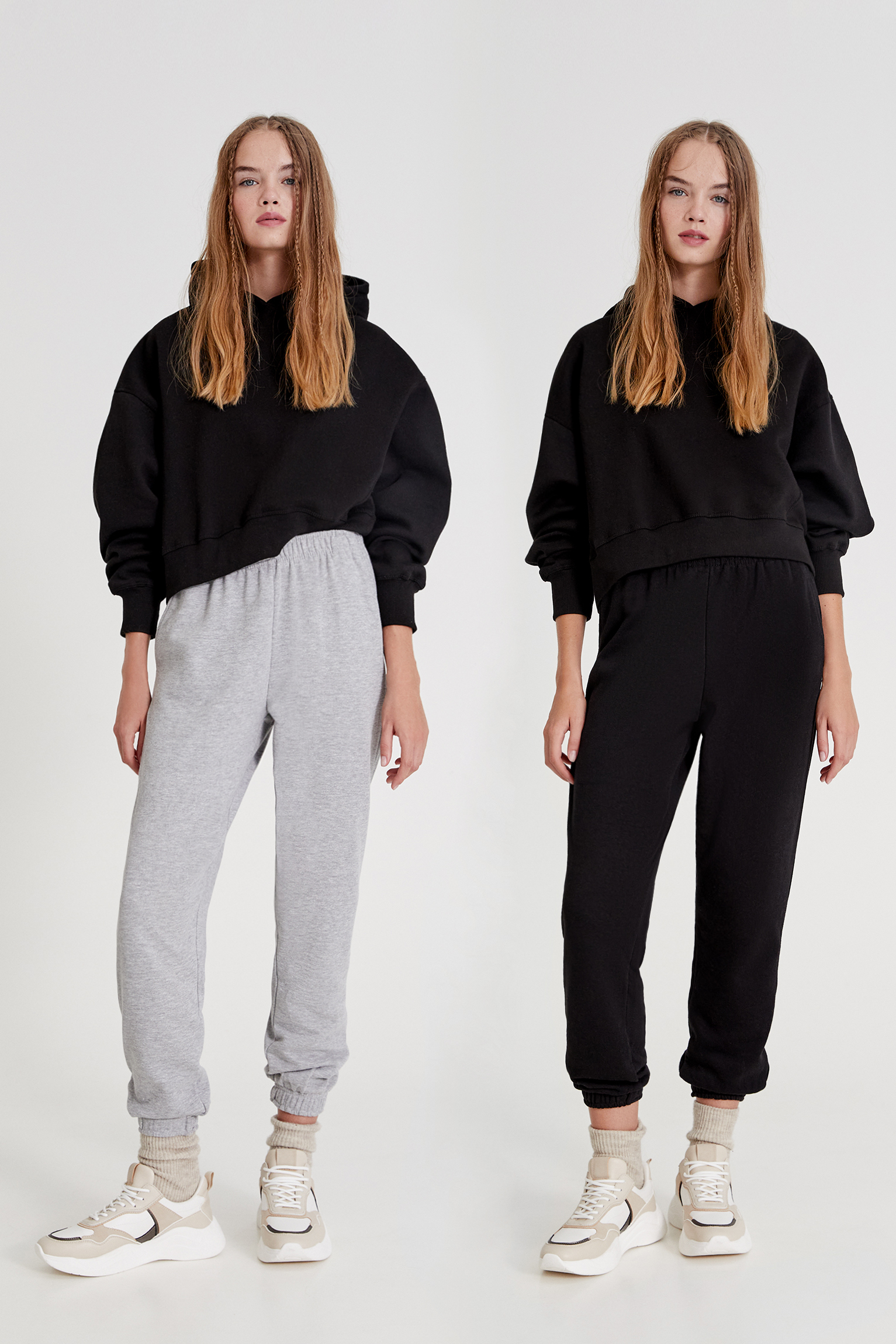 Pack 2 pantalones jogger - PULL\u0026BEAR