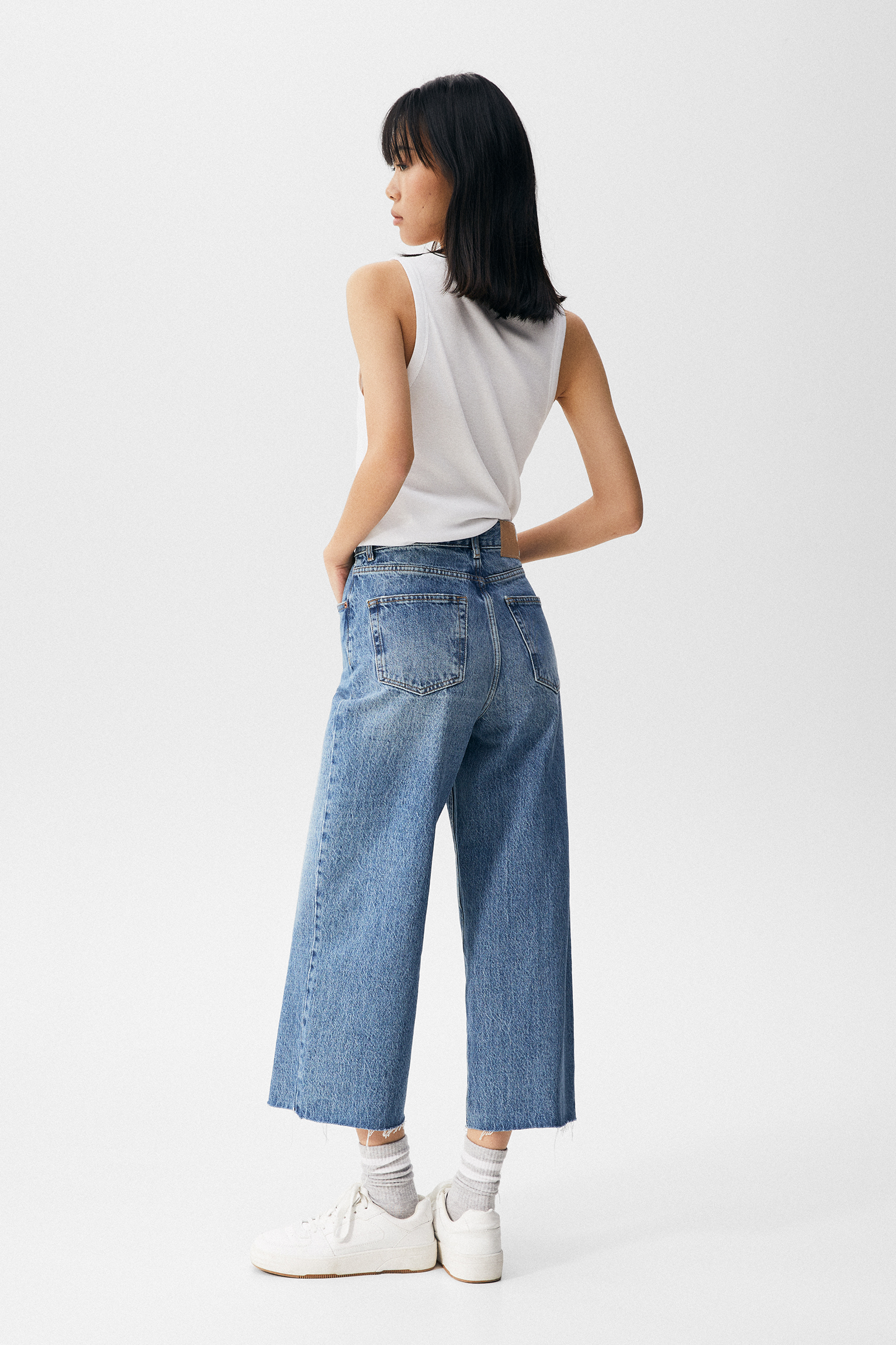 jeans culotte pull and bear