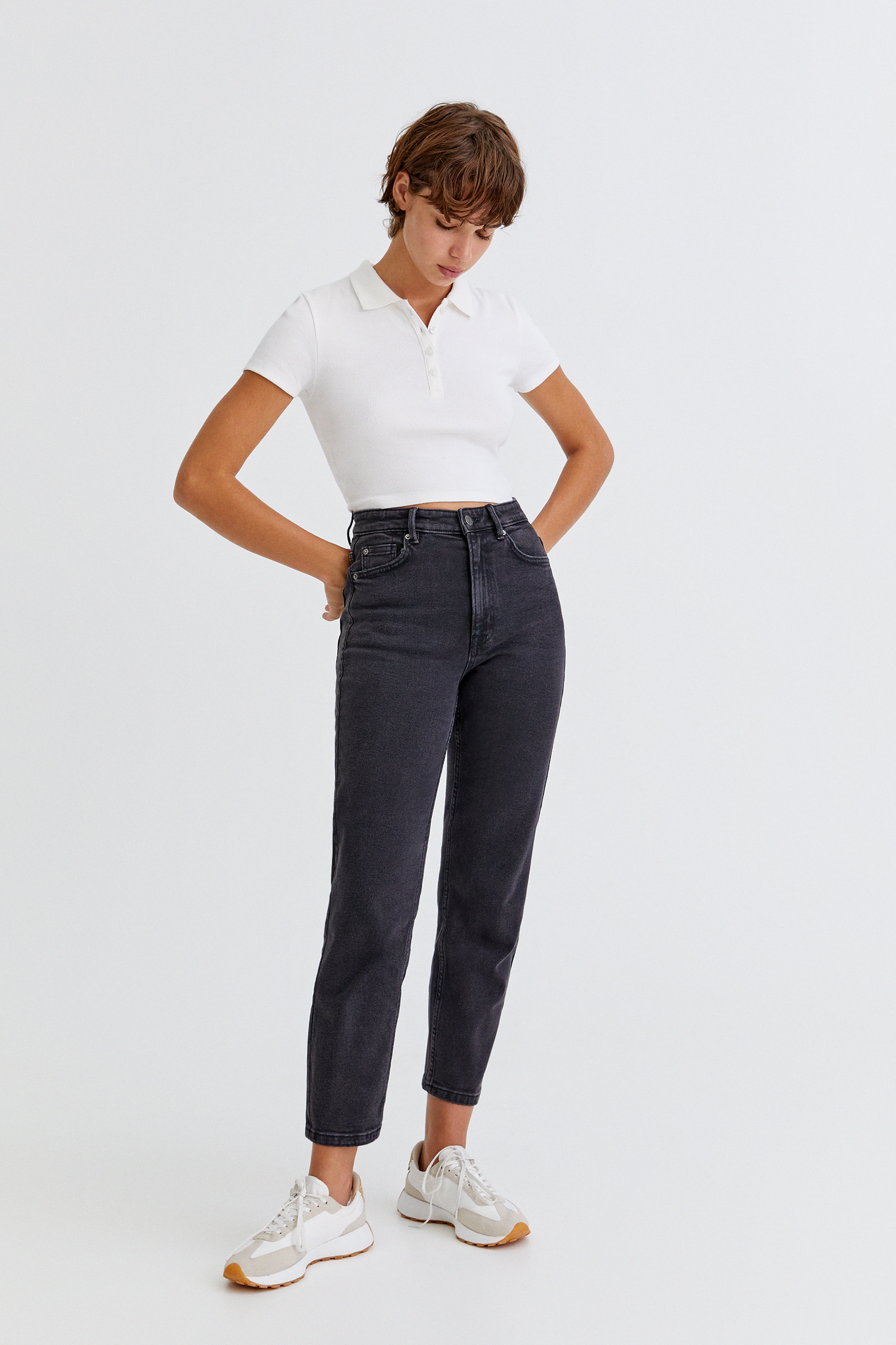 slim mom jeans pull and bear 