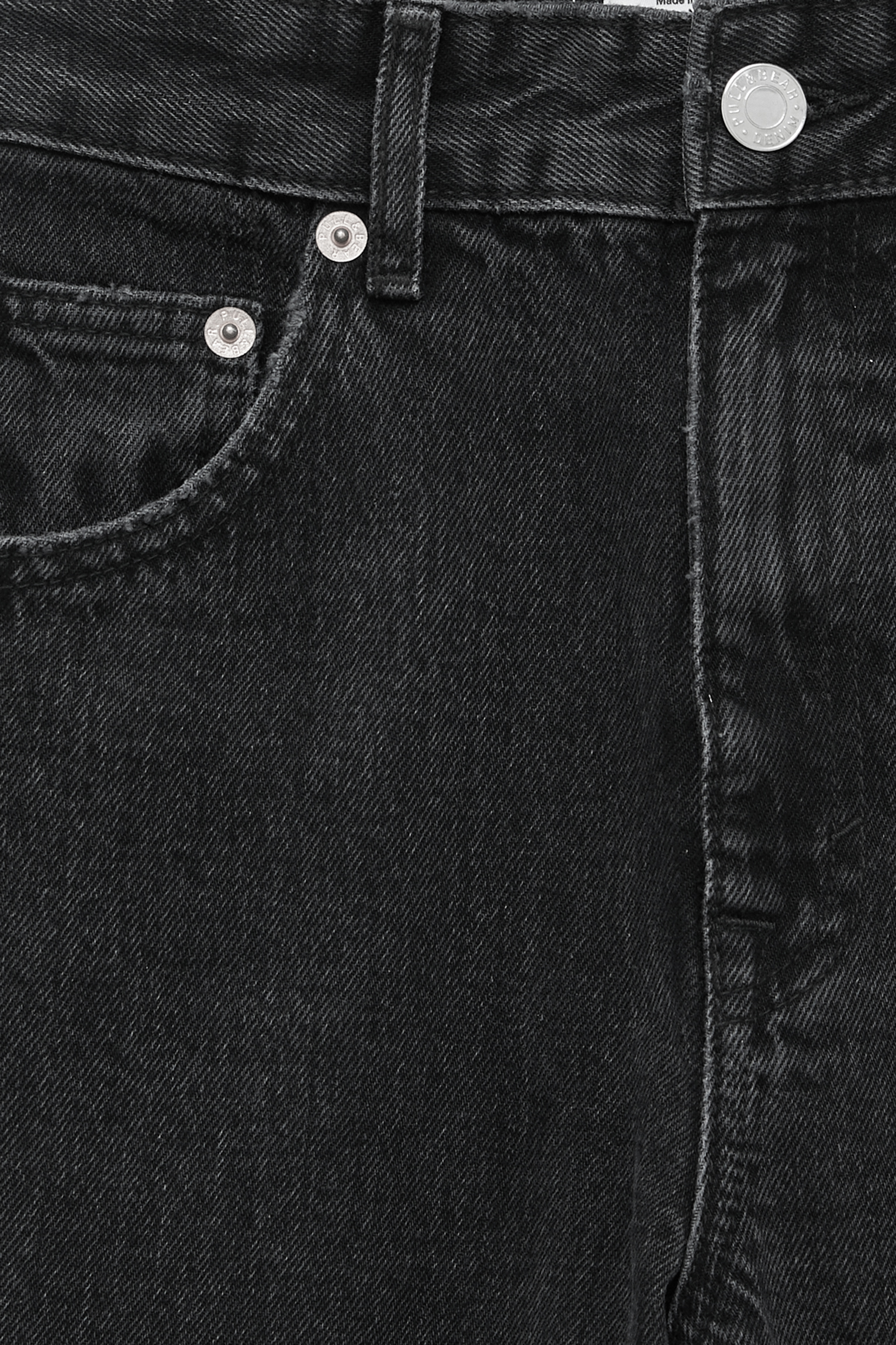 Jeans wide leg básicos tiro alto - PULL\u0026BEAR