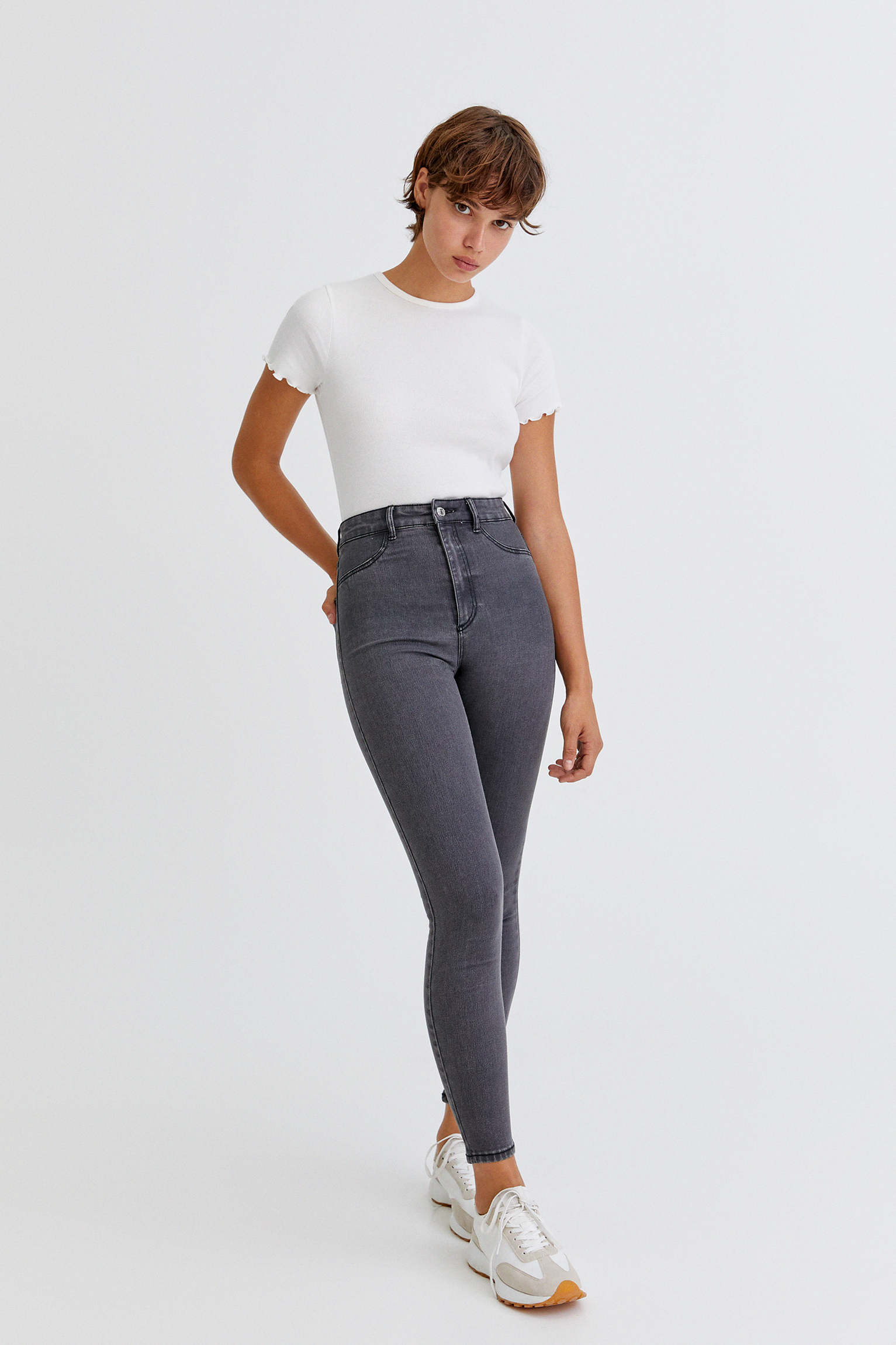 Pantalones tiro alto de Jeggings para Mujer | FASHIOLA.mx