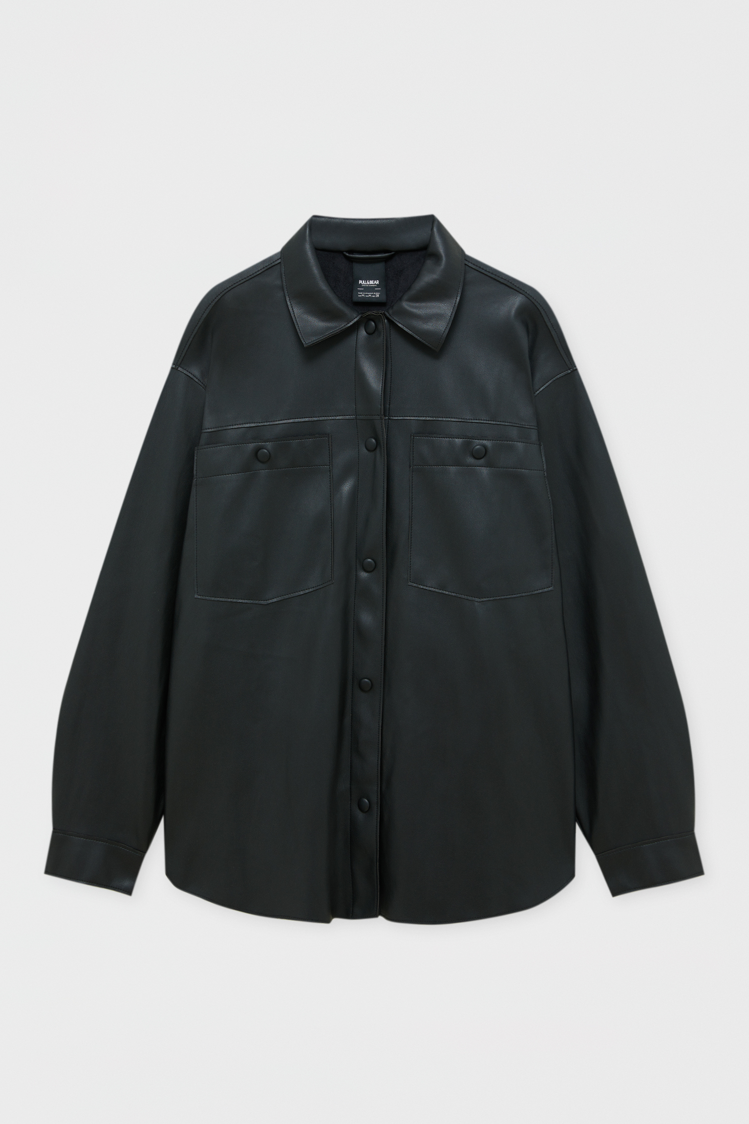 Sobrecamisa efecto piel - PULL\u0026BEAR
