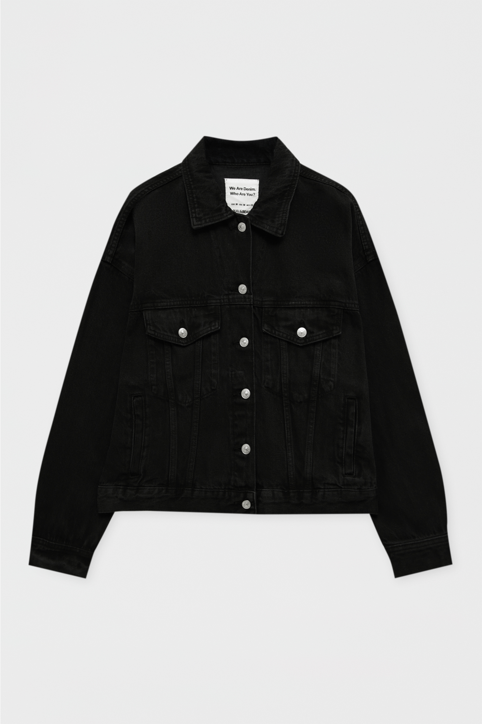 pull and bear denim jacket mens