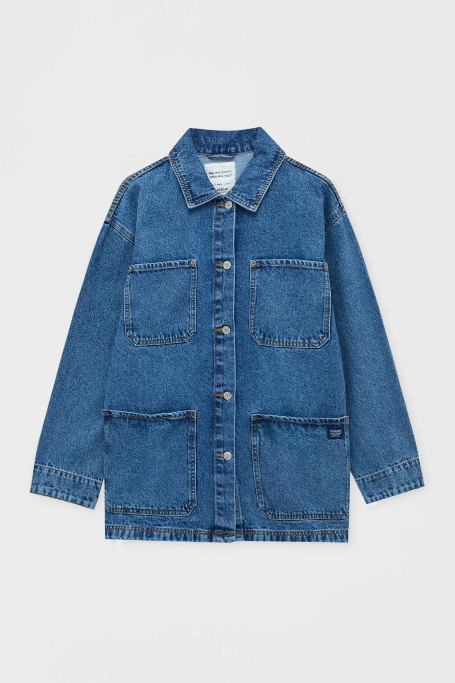 mens denim worker jacket