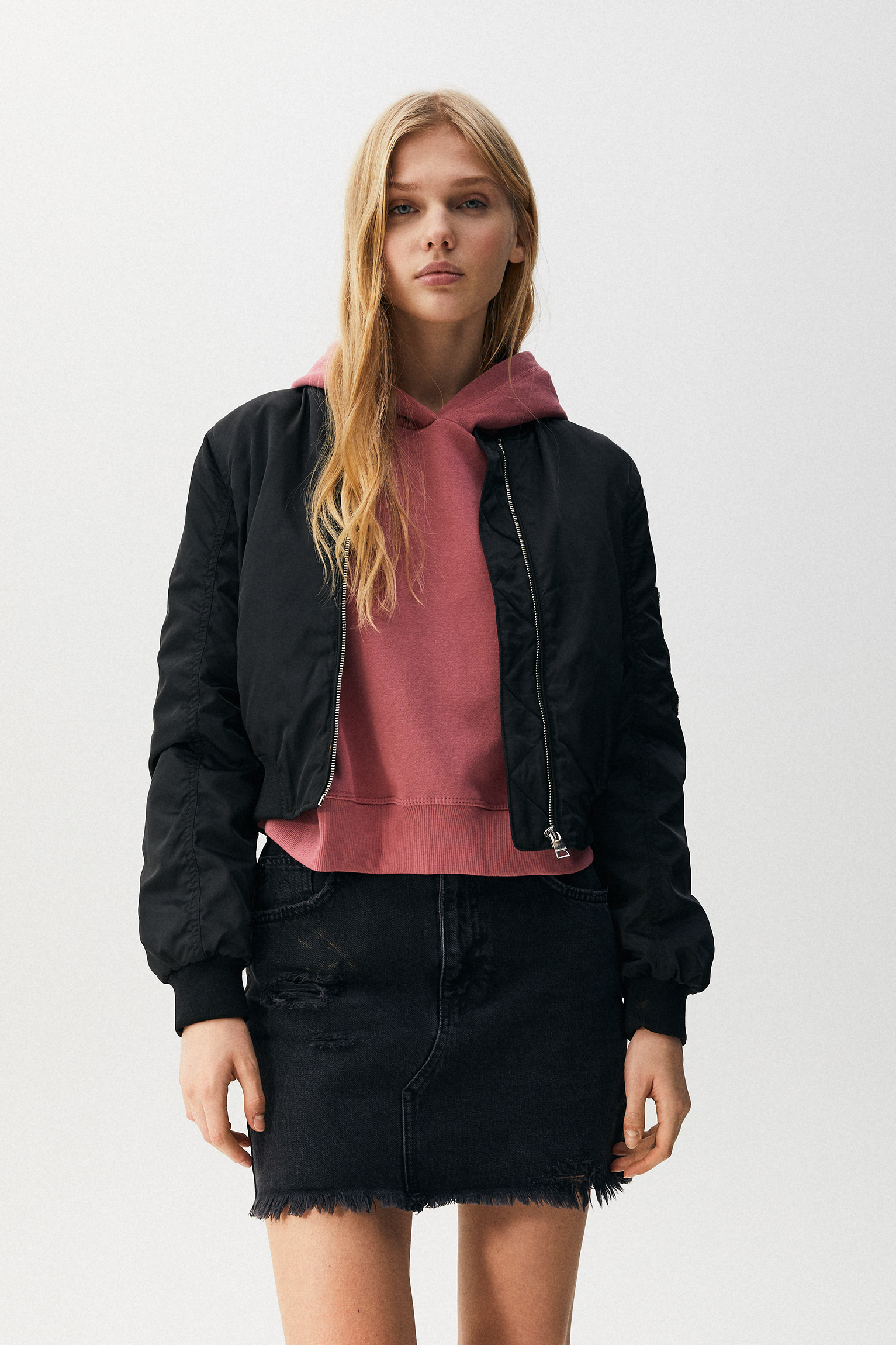 pull and bear bomber jacket