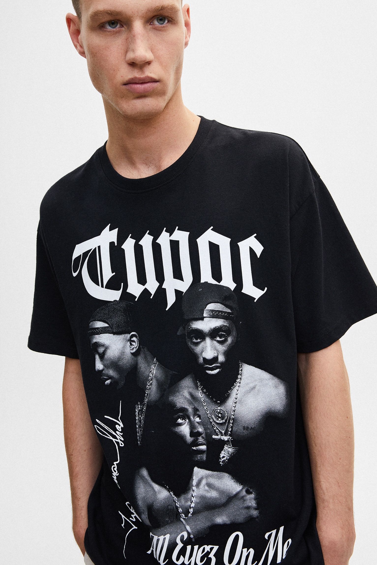 camisa tupac pull and bear