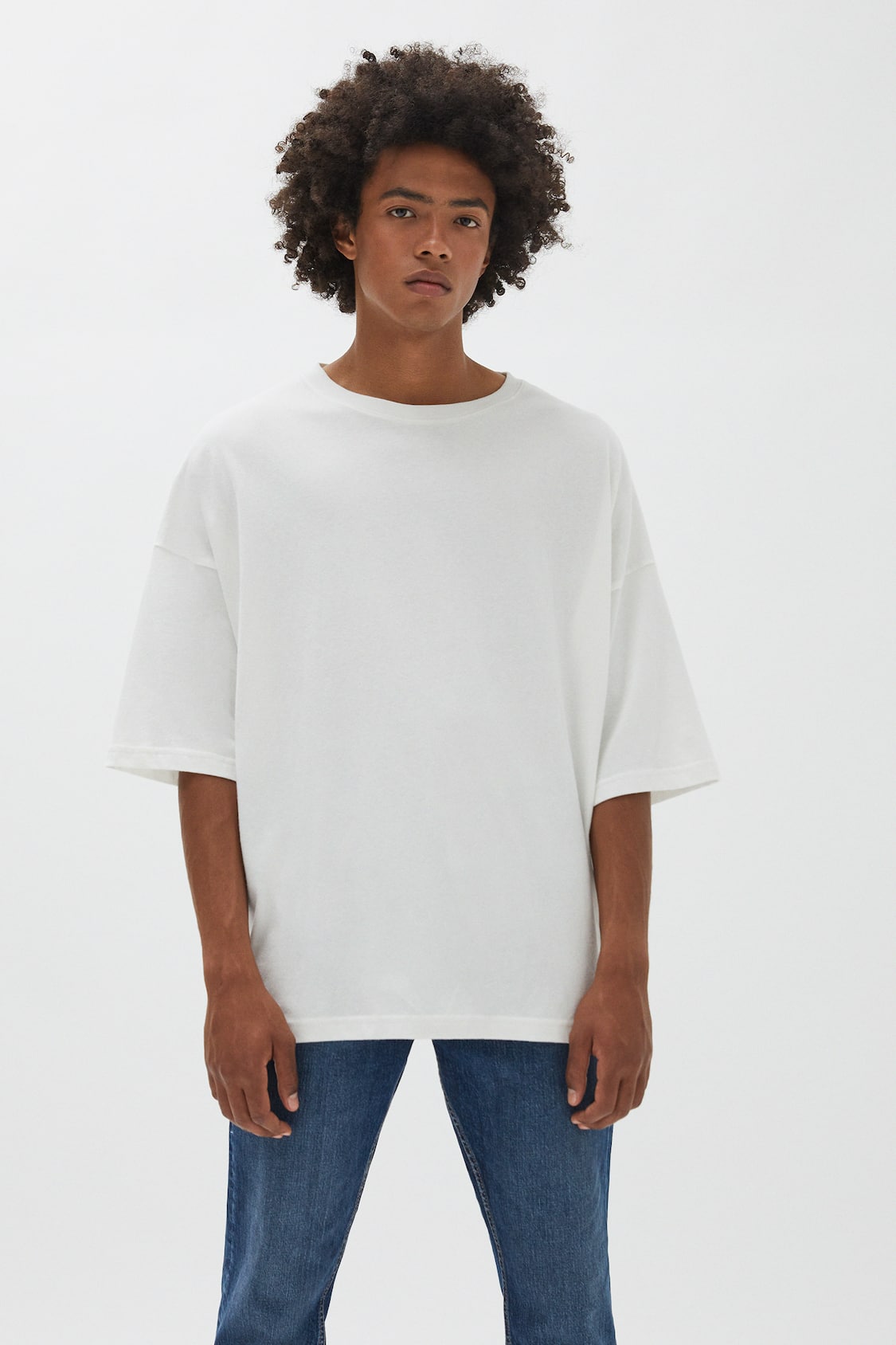 T-shirt coupe ample basique - pull&bear
