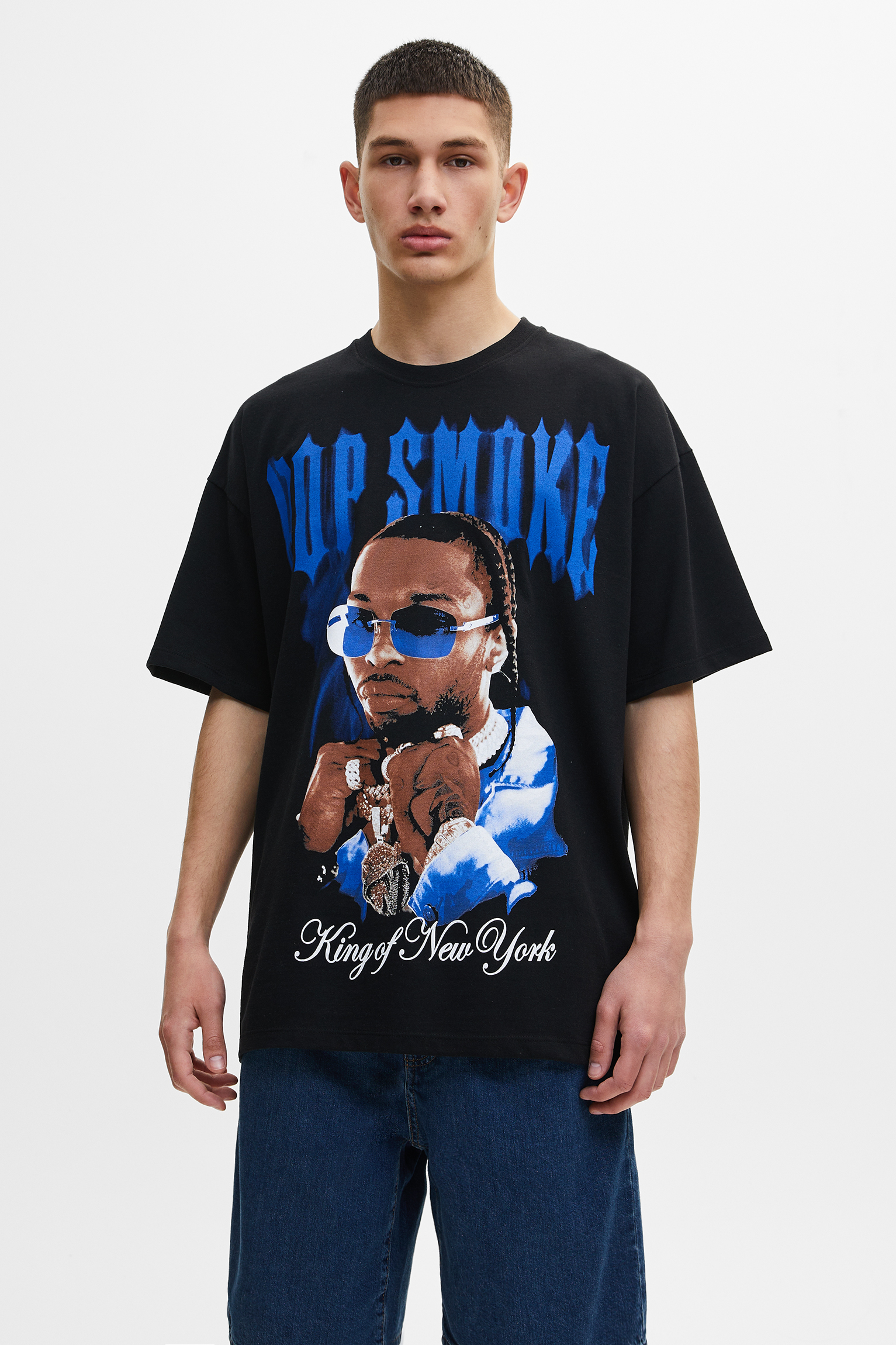 Camiseta Pop Smoke King of New York - PULL\u0026BEAR
