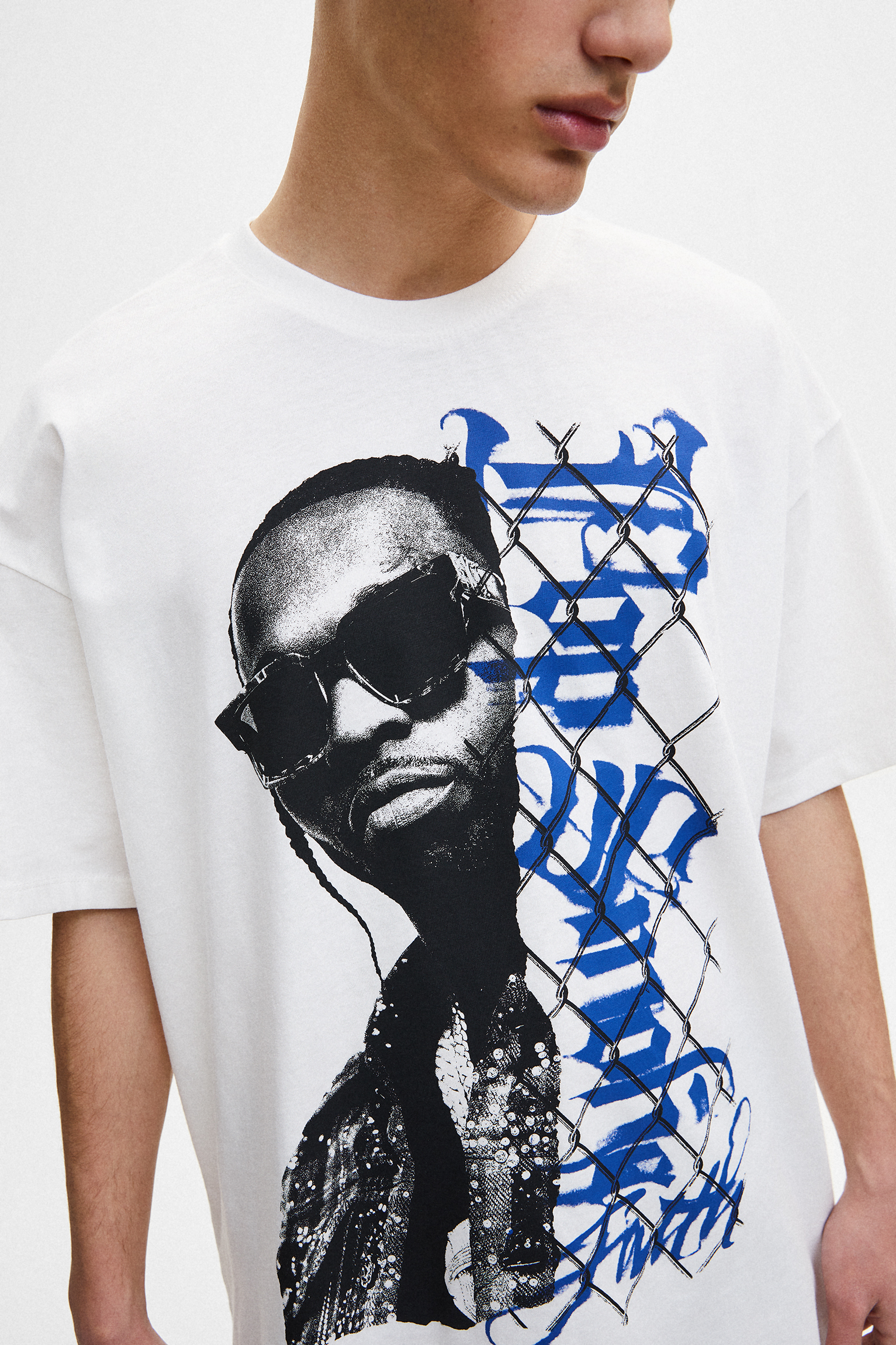 Camiseta Pop Smoke gráfico - PULL\u0026BEAR