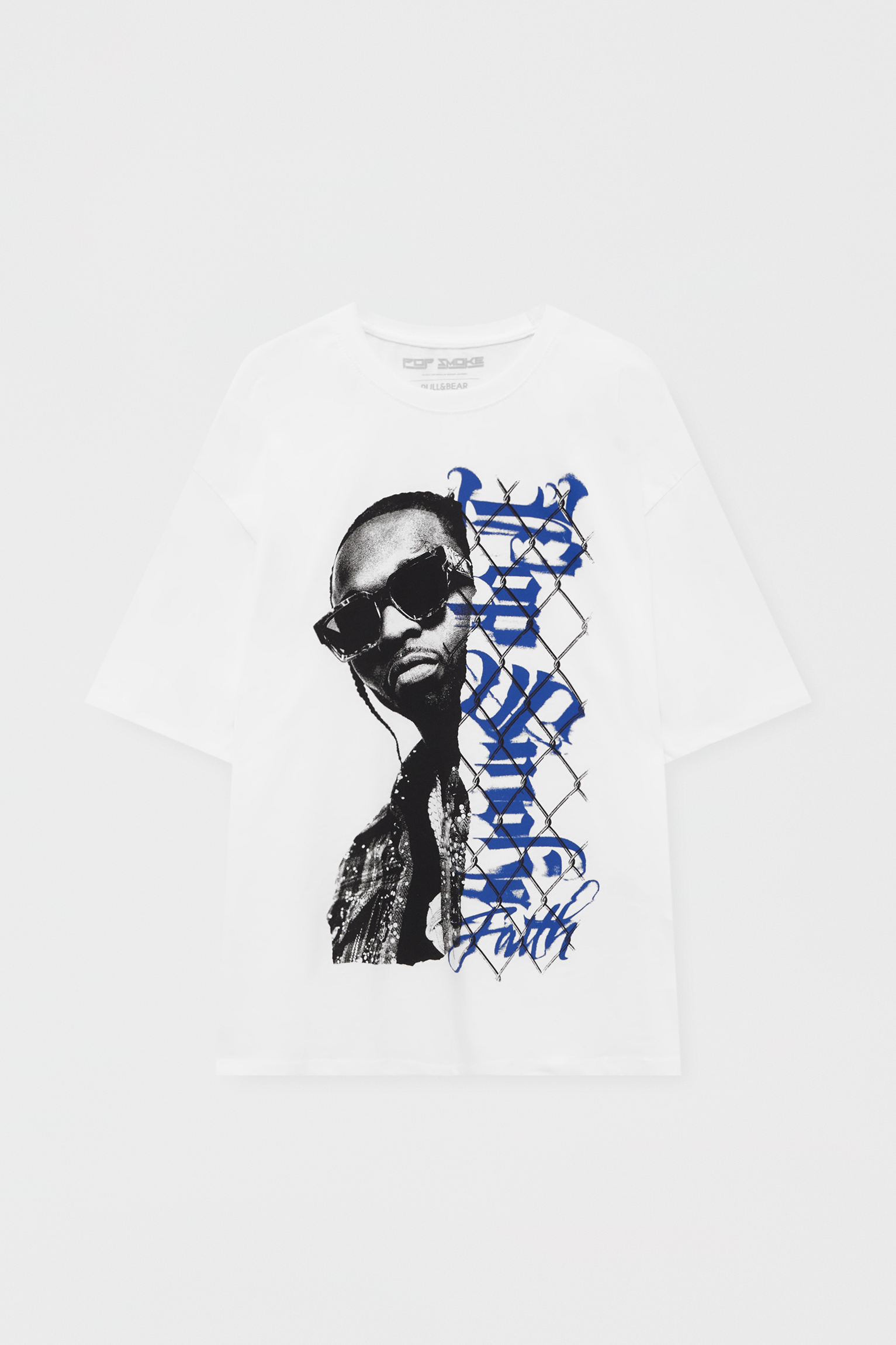 Camiseta Pop Smoke gráfico - PULL\u0026BEAR