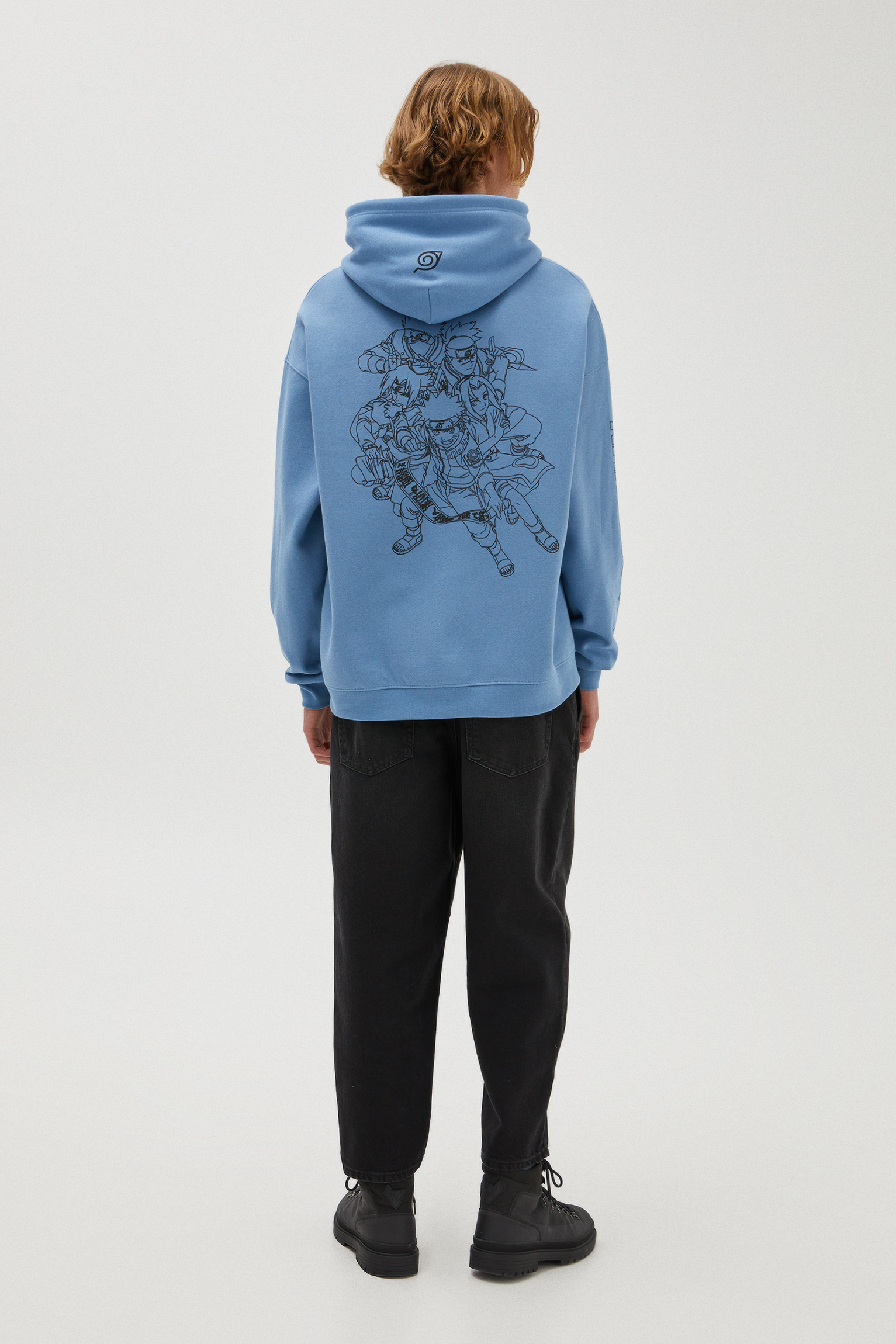 Sudadera print Naruto celeste - PULL\u0026BEAR