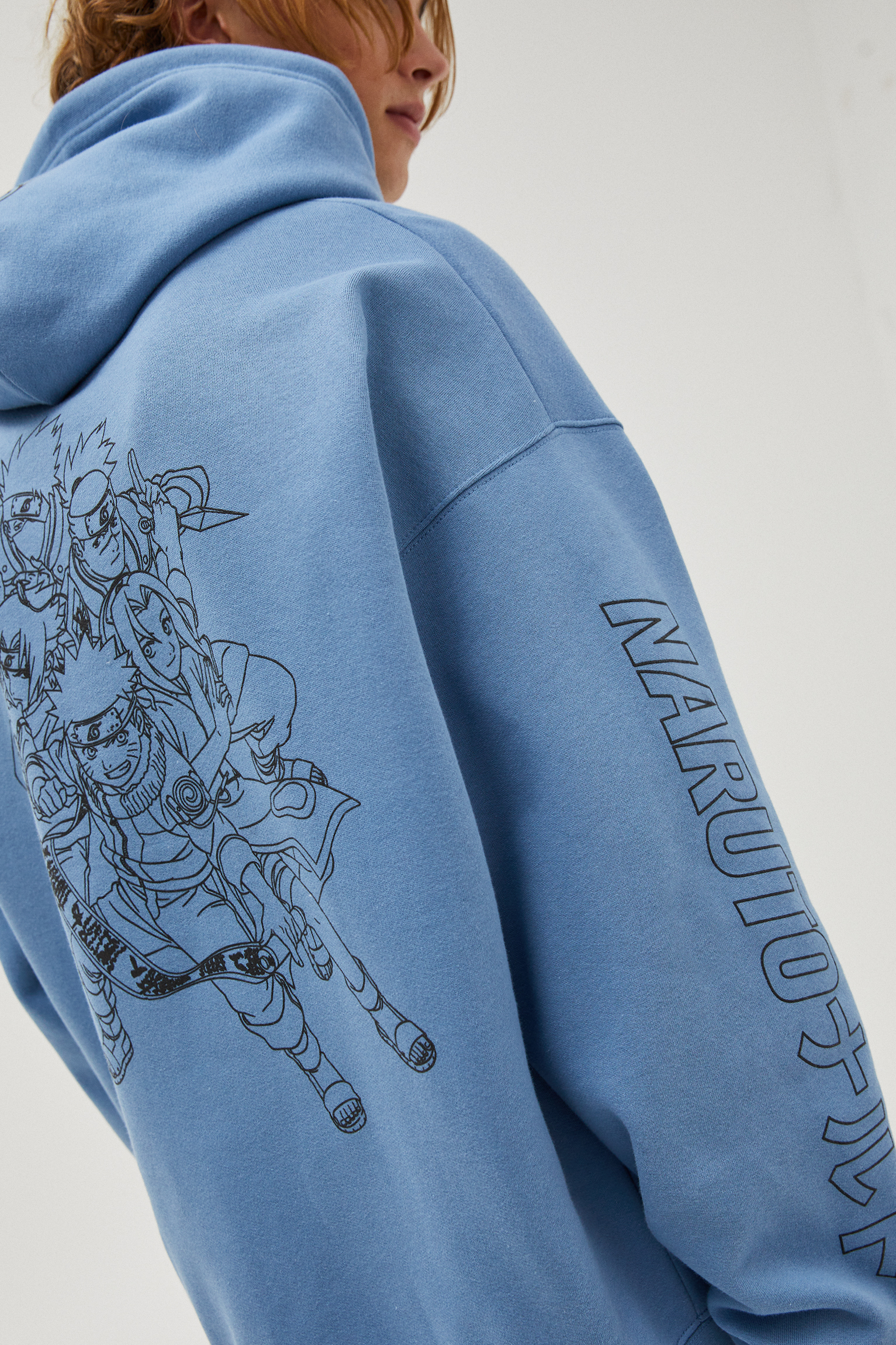 Sudadera print Naruto celeste - PULL\u0026BEAR