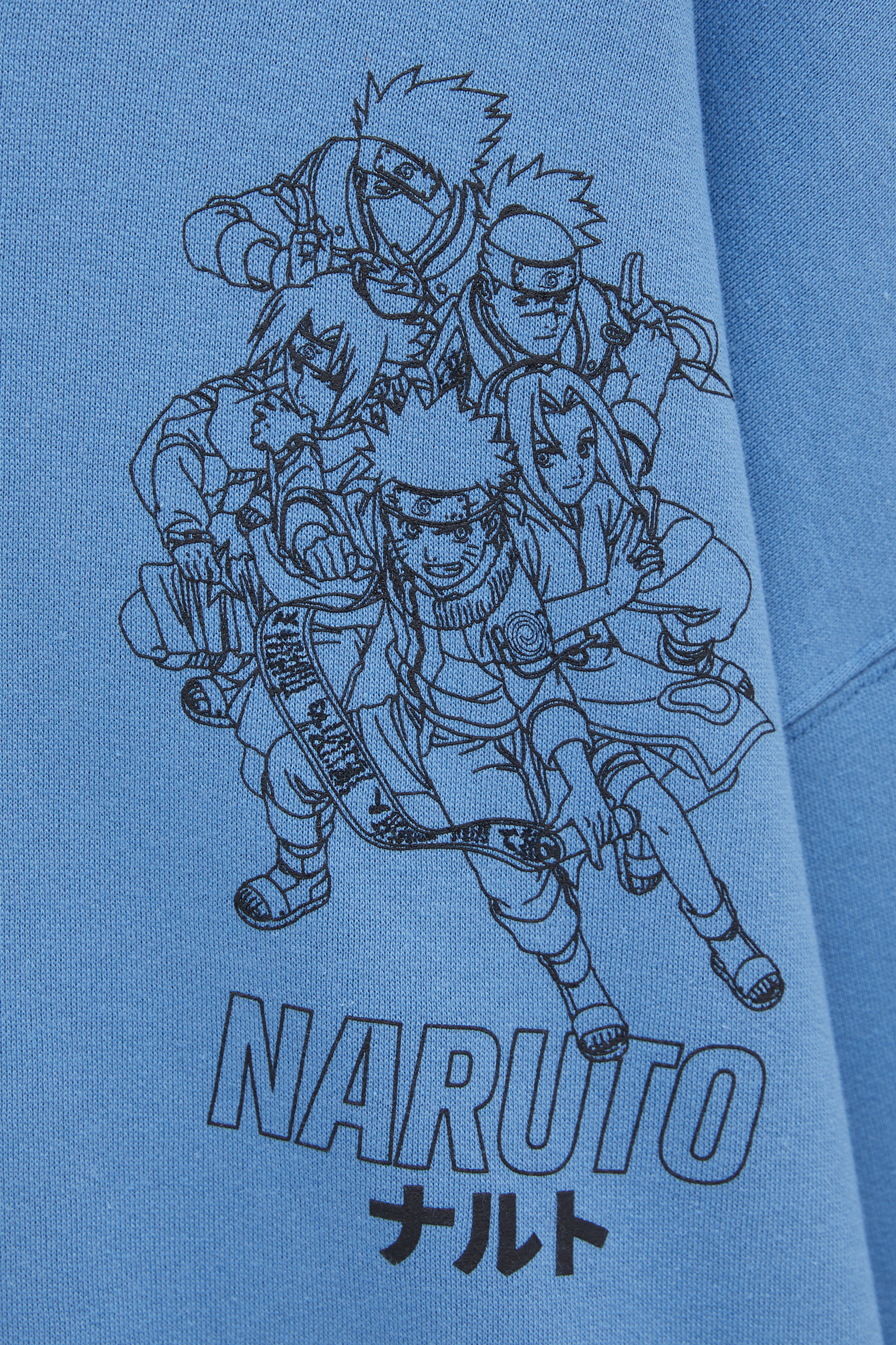 Sudadera estampado Naruto celeste - PULL\u0026BEAR