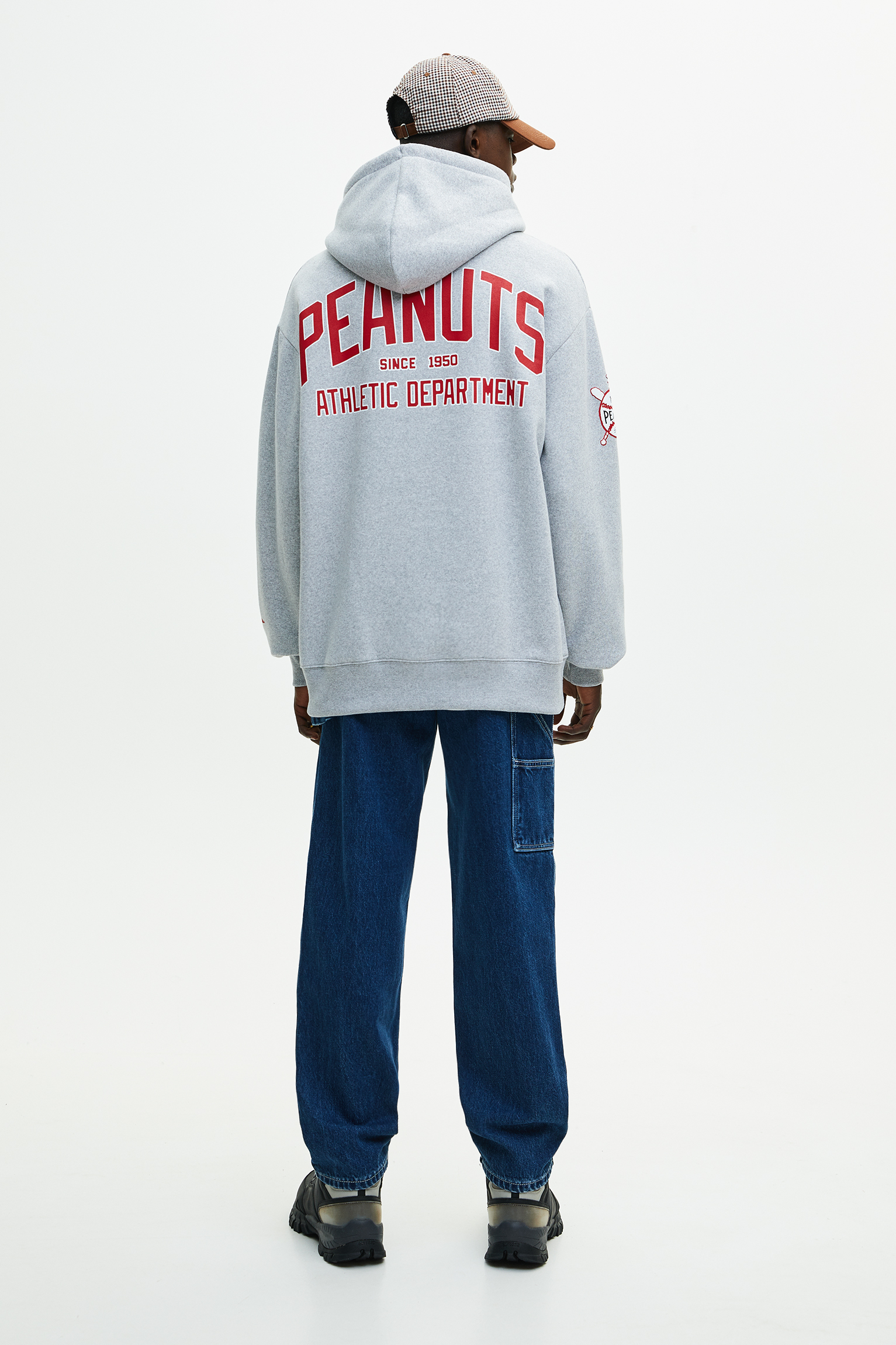 Sudadera Snoopy gris - PULL\u0026BEAR
