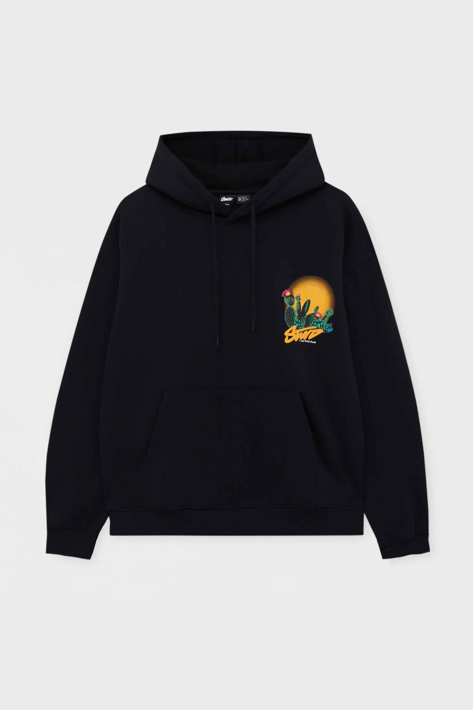 Sudadera negra gráfico contraste - PULL\u0026BEAR