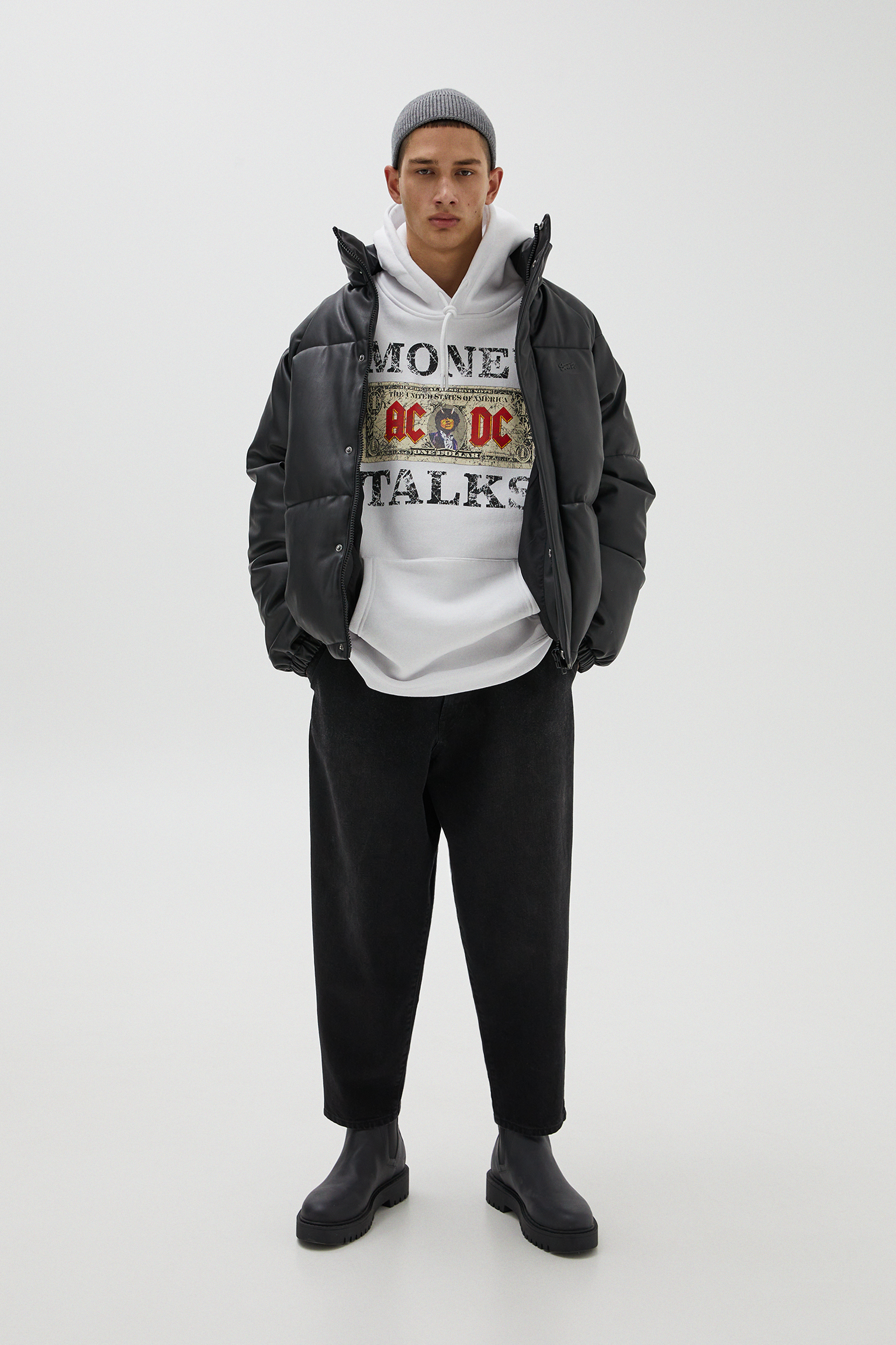 ac dc sweatshirt pull and bear