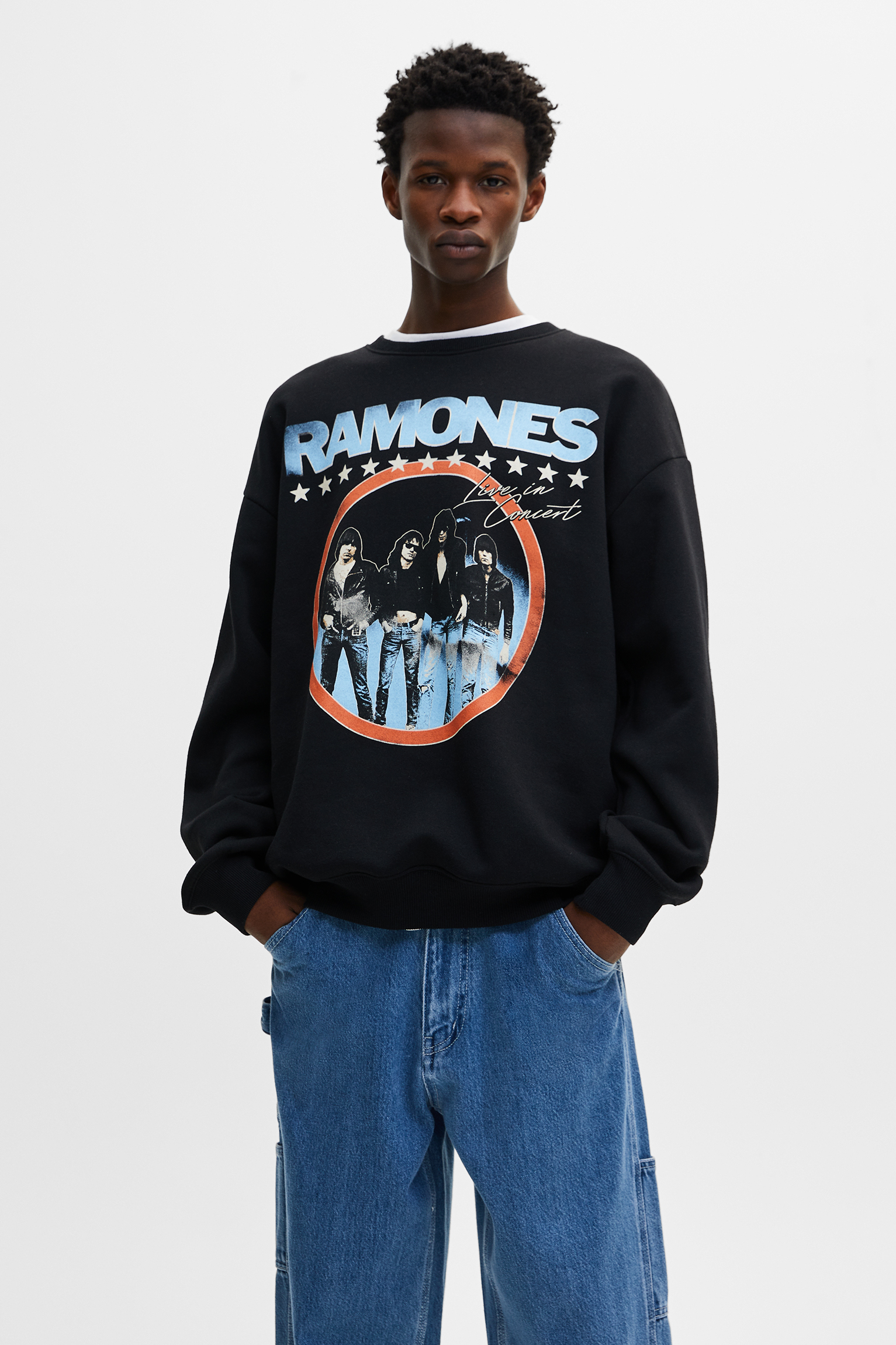 ramones t shirt pull and bear