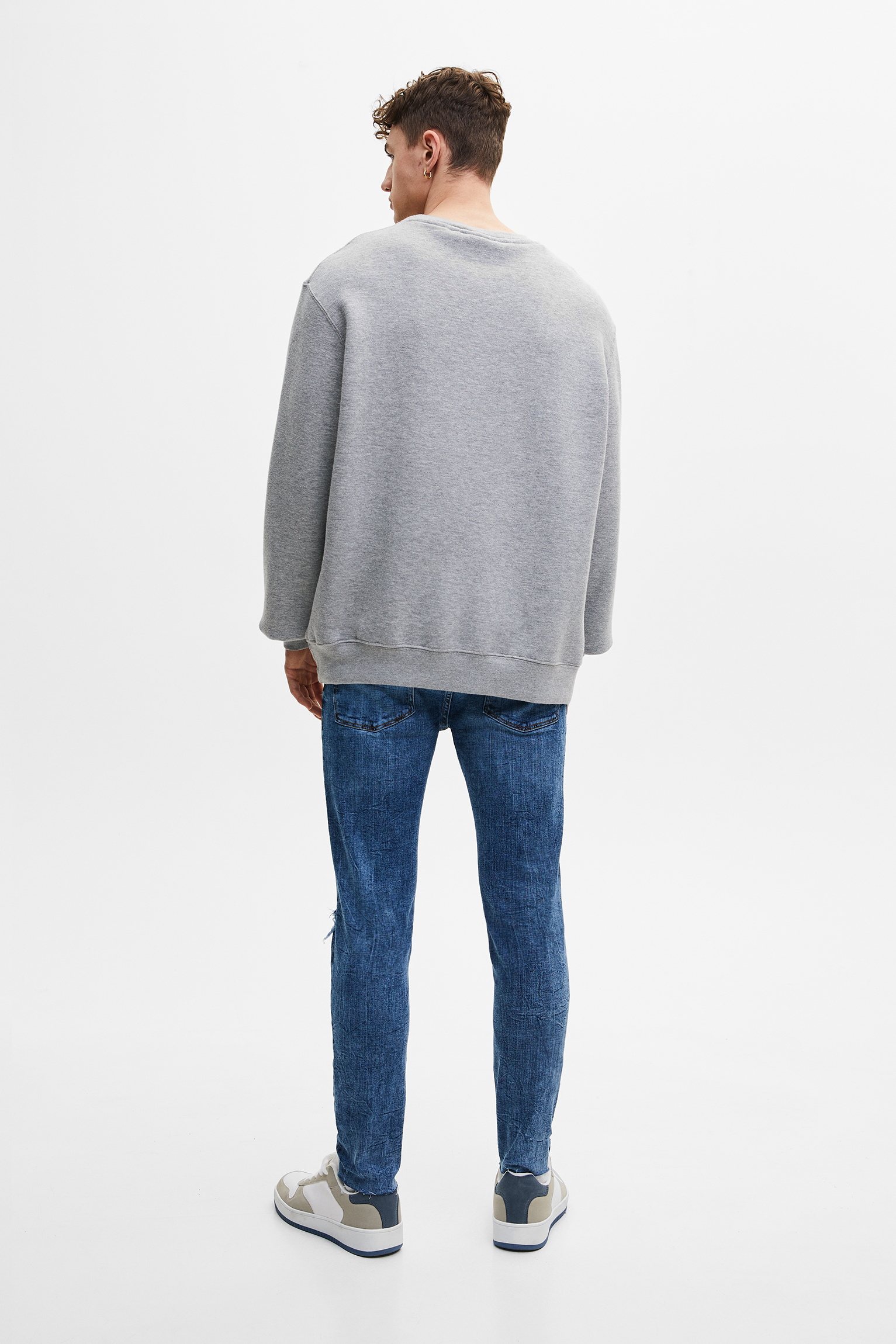 Jeans súper skinny fit premium con rotos - PULL\u0026BEAR
